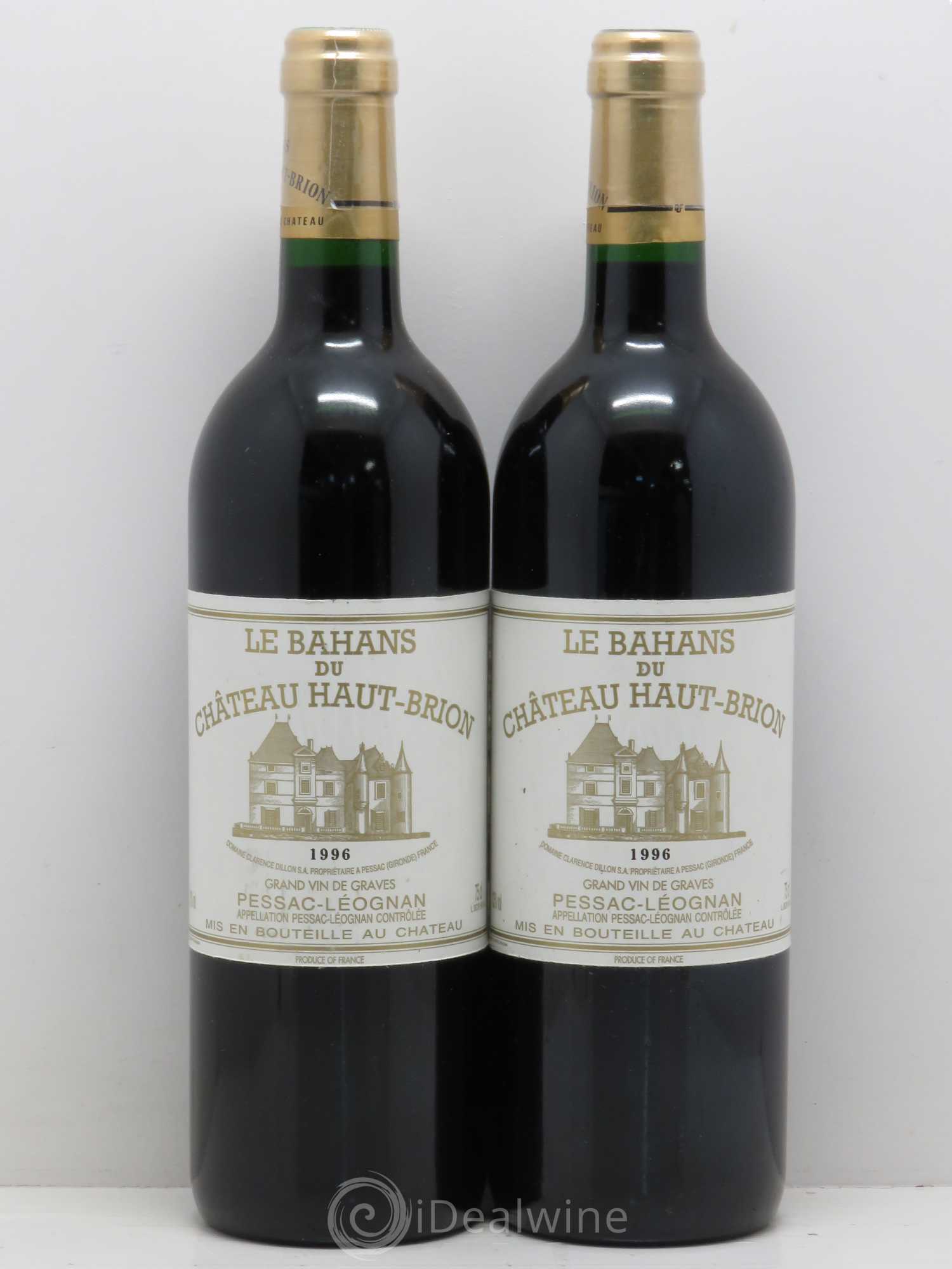 Clarence (Bahans) de Haut-Brion Second Vin 1996 - Lot de 1 bouteille - 0