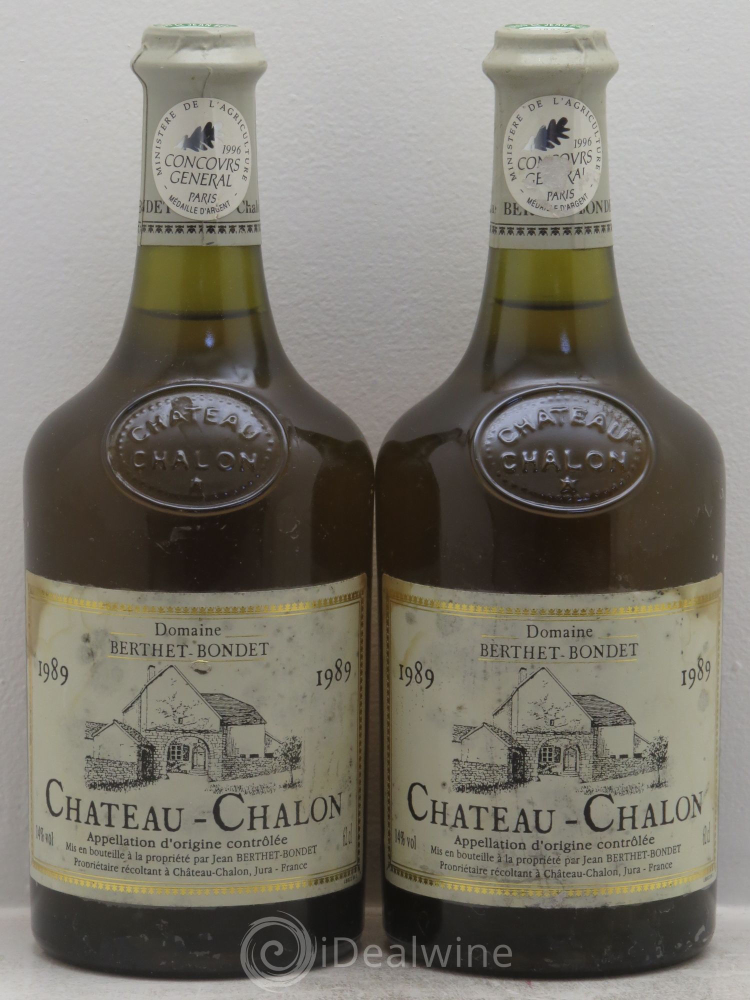 Château-Chalon Berthet-Bondet 1989 - Lot de 2 bouteilles - 0