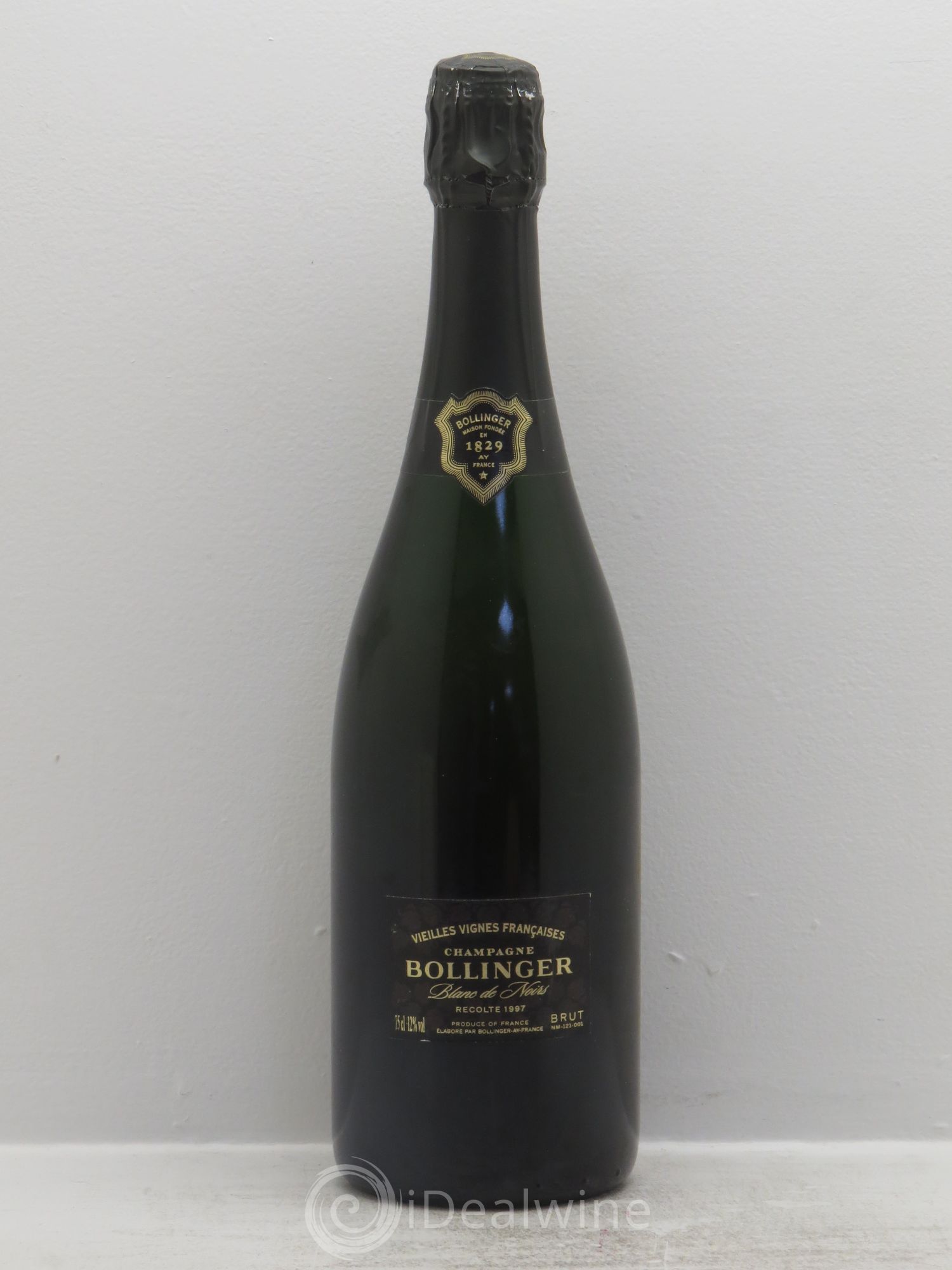 Brut Vieilles Vignes Françaises Bollinger Blanc de Noirs 1997 - Lot de 1 bouteille - 0
