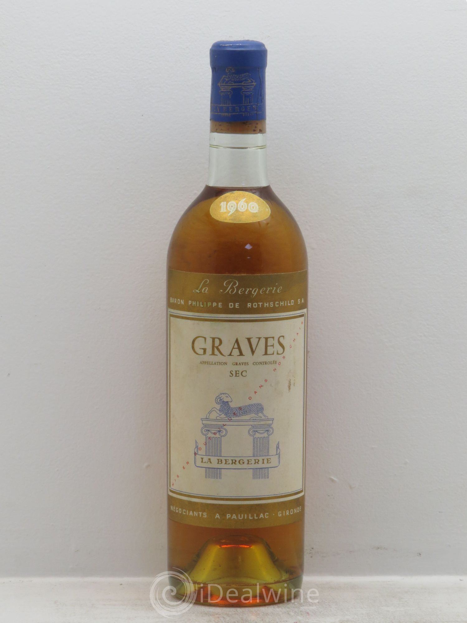Graves Baron Philippe de Rothschild 1960 - Lot de 1 bouteille - 0