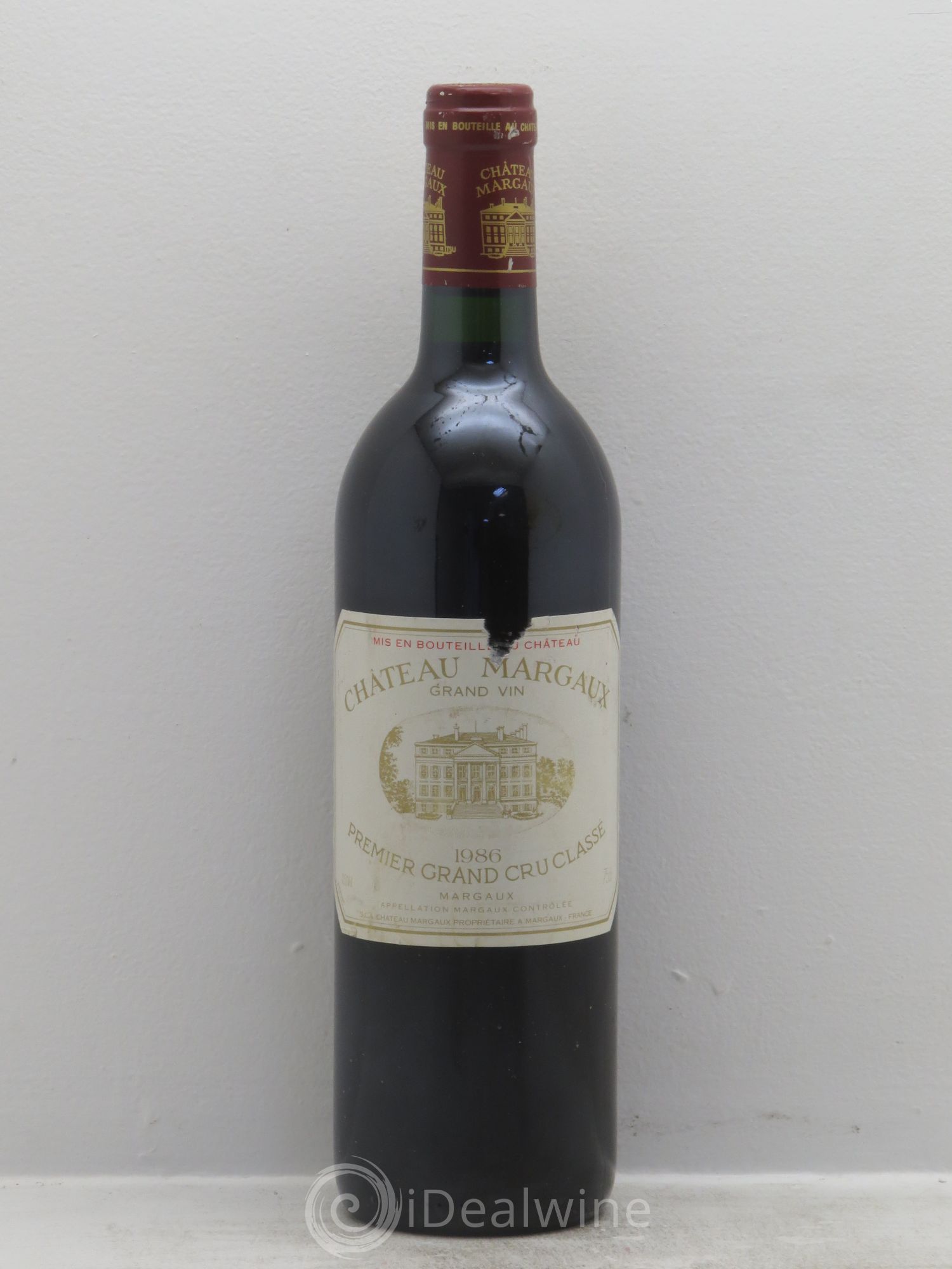Château Margaux 1er Grand Cru Classé 1986 - Lot de 1 bouteille - 0