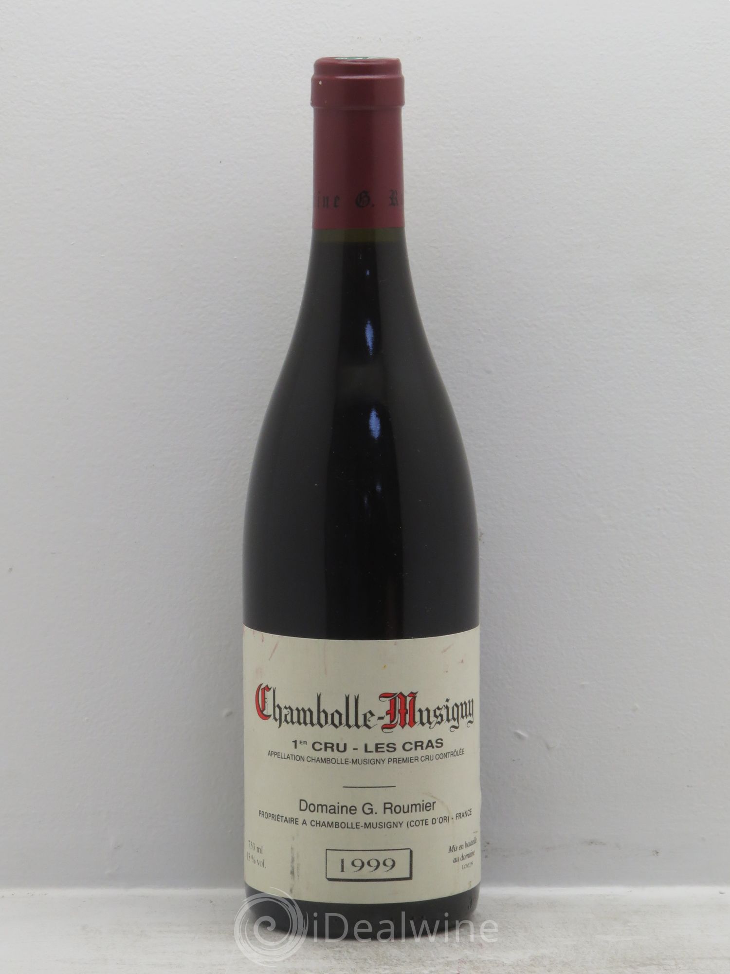 Chambolle-Musigny 1er Cru Les Cras Georges Roumier (Domaine) 1999 - Lot de 1 bouteille - 0