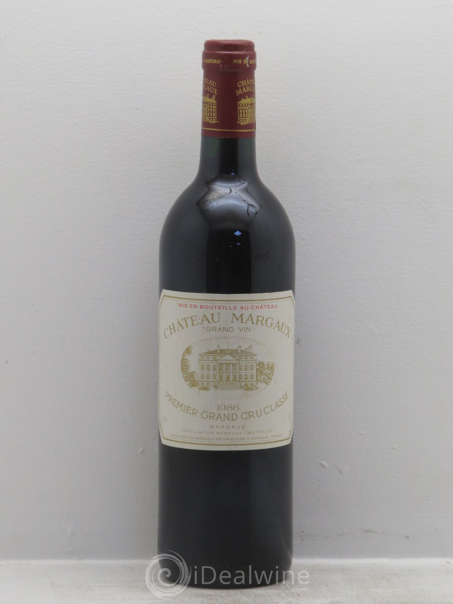 Château Margaux 1er Grand Cru Classé 1986 - Lot de 1 bouteille - 0