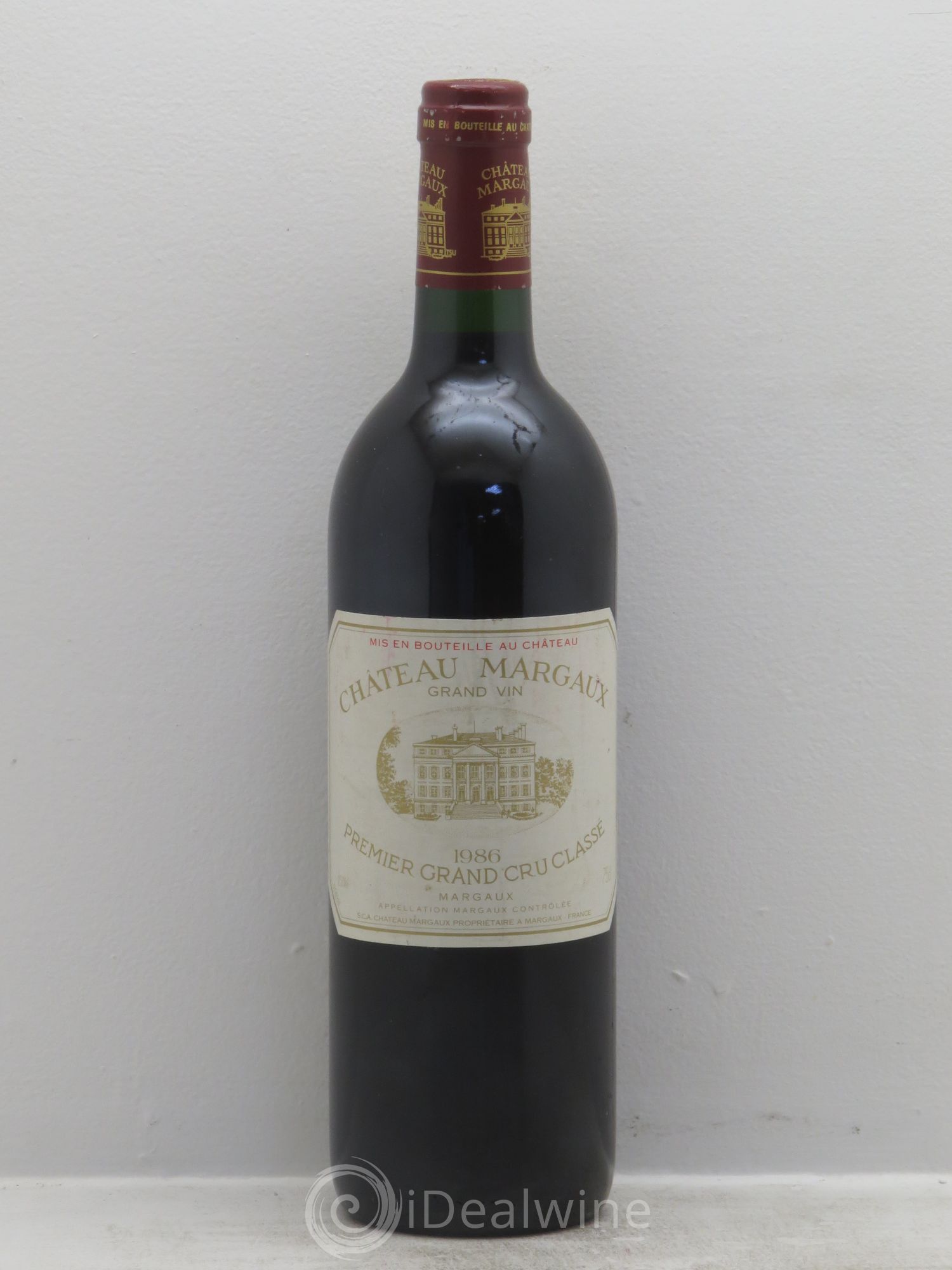 Château Margaux 1er Grand Cru Classé 1986 - Lot de 1 bouteille - 0