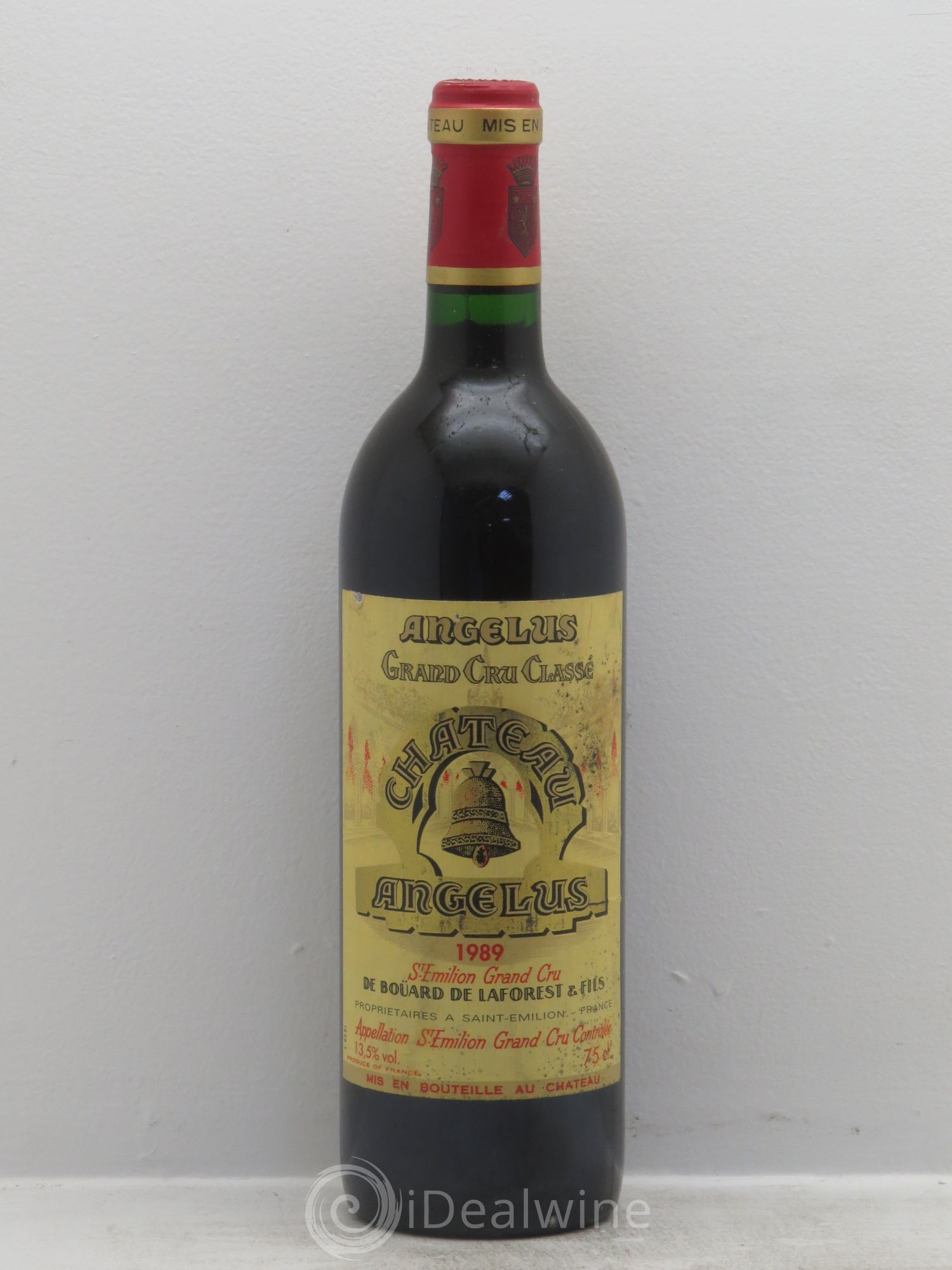 Château Angélus 1er Grand Cru Classé A 1989 - Lot de 1 bouteille - 0