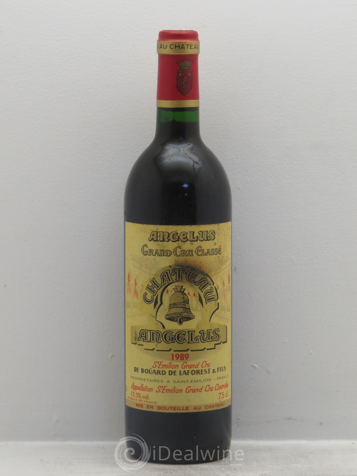 Château Angélus 1er Grand Cru Classé A 1989 - Lot de 1 bouteille - 0