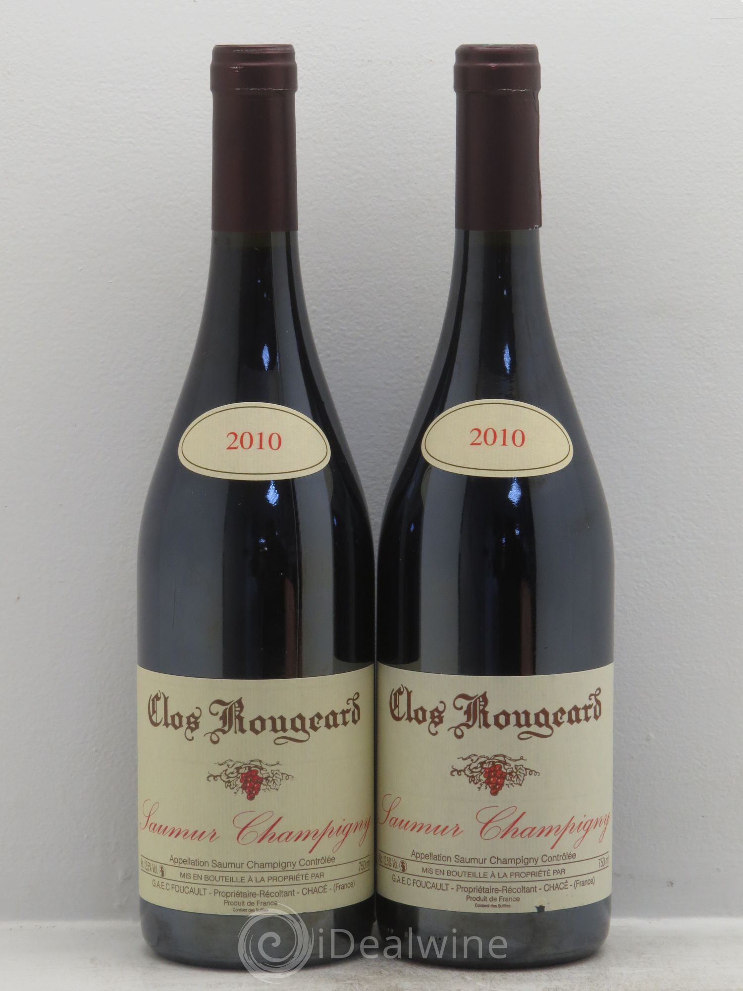 Saumur-Champigny Clos Rougeard 2010 - Lot de 2 bouteilles - 0