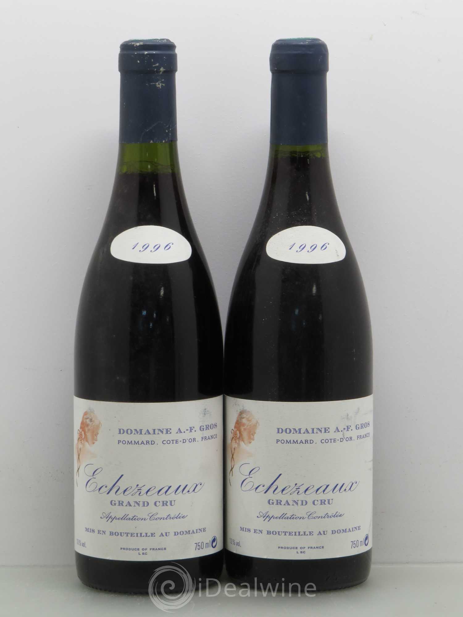 Echezeaux Grand Cru A.-F. Gros 1996 - Lot de 2 bouteilles - 0