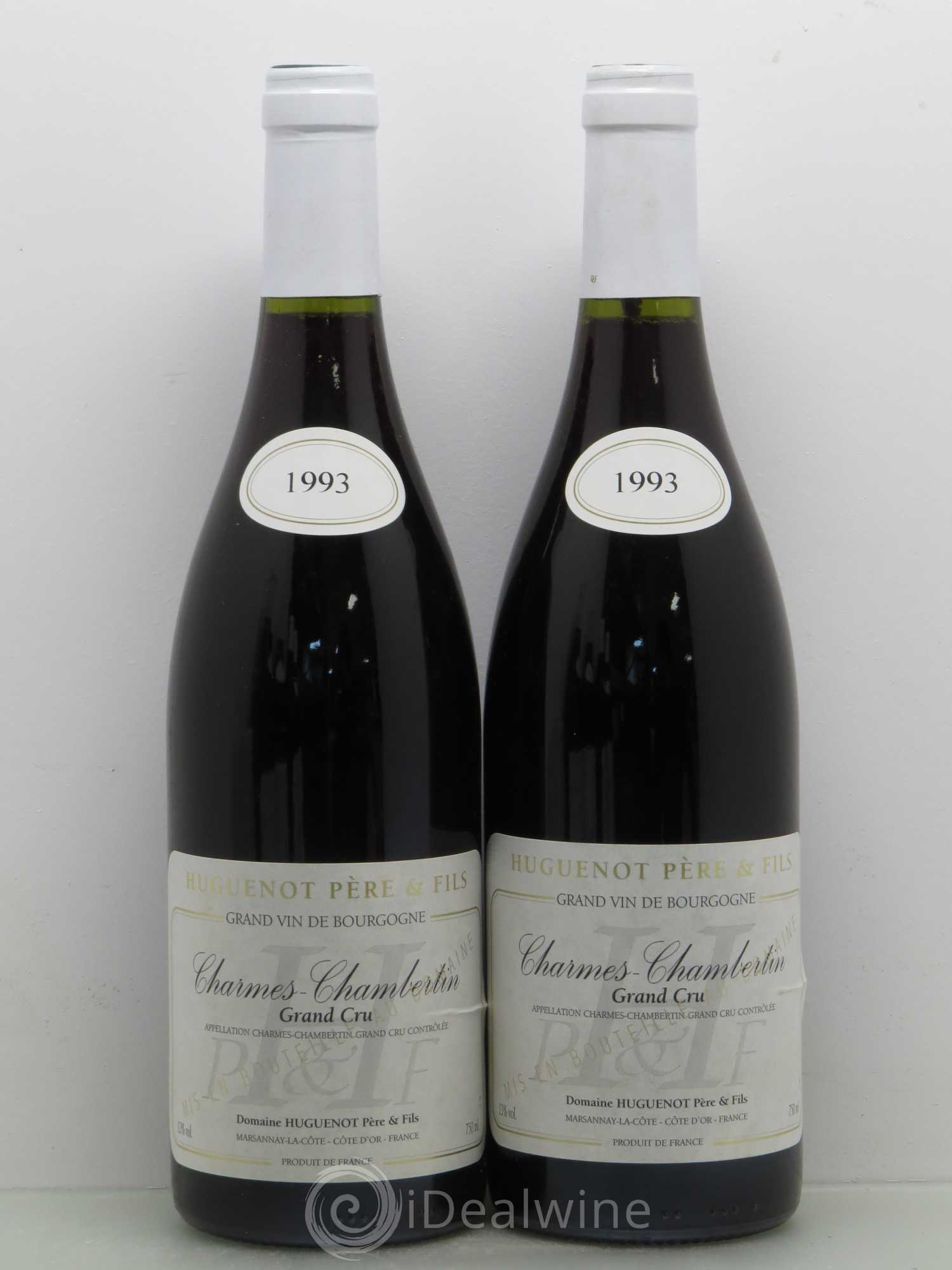 Charmes-Chambertin Grand Cru Huguenot 1993 - Posten von 2 Flaschen - 0
