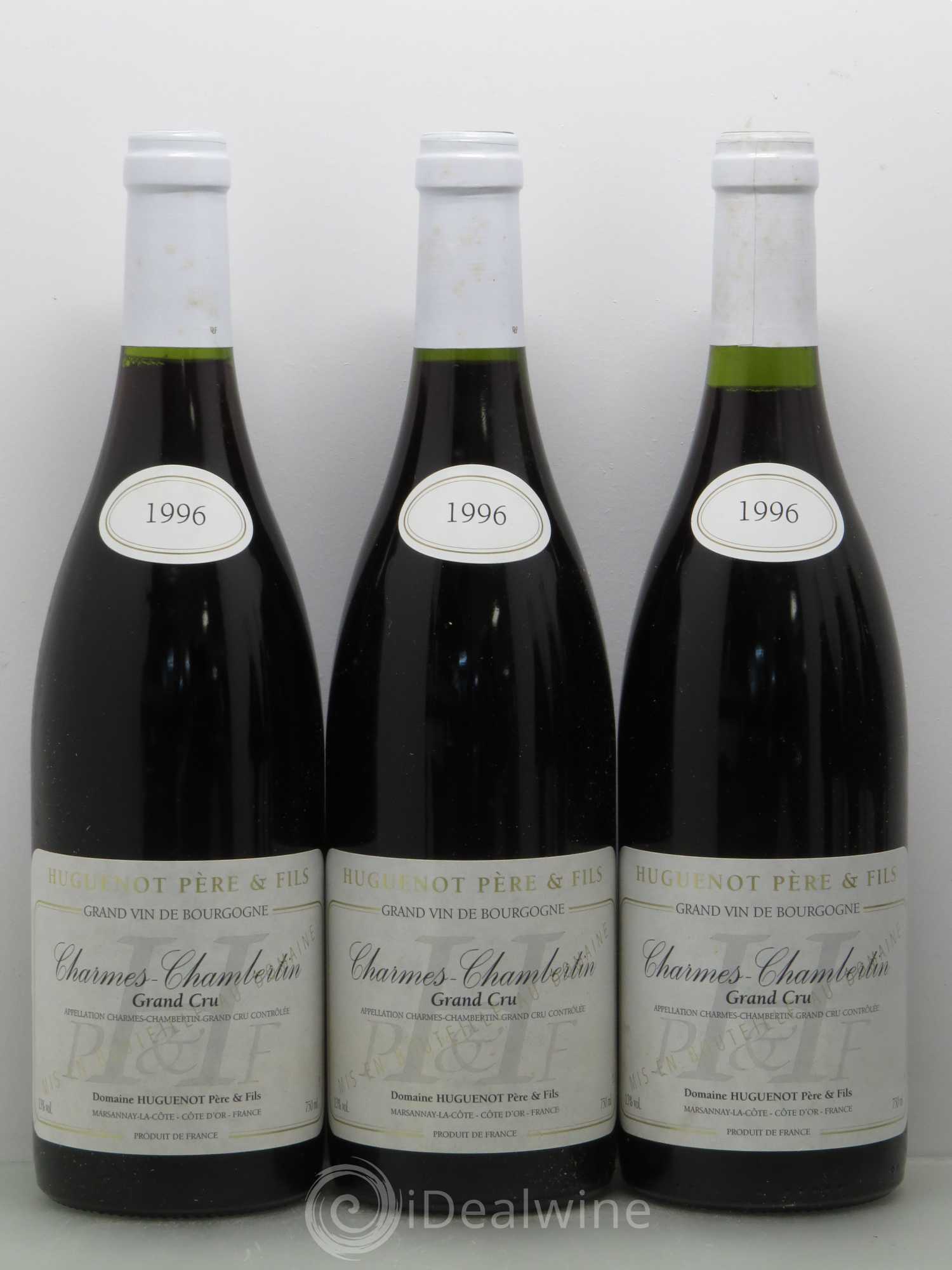 Charmes-Chambertin Grand Cru Huguenot 1996 - Lot de 6 bouteilles - 1