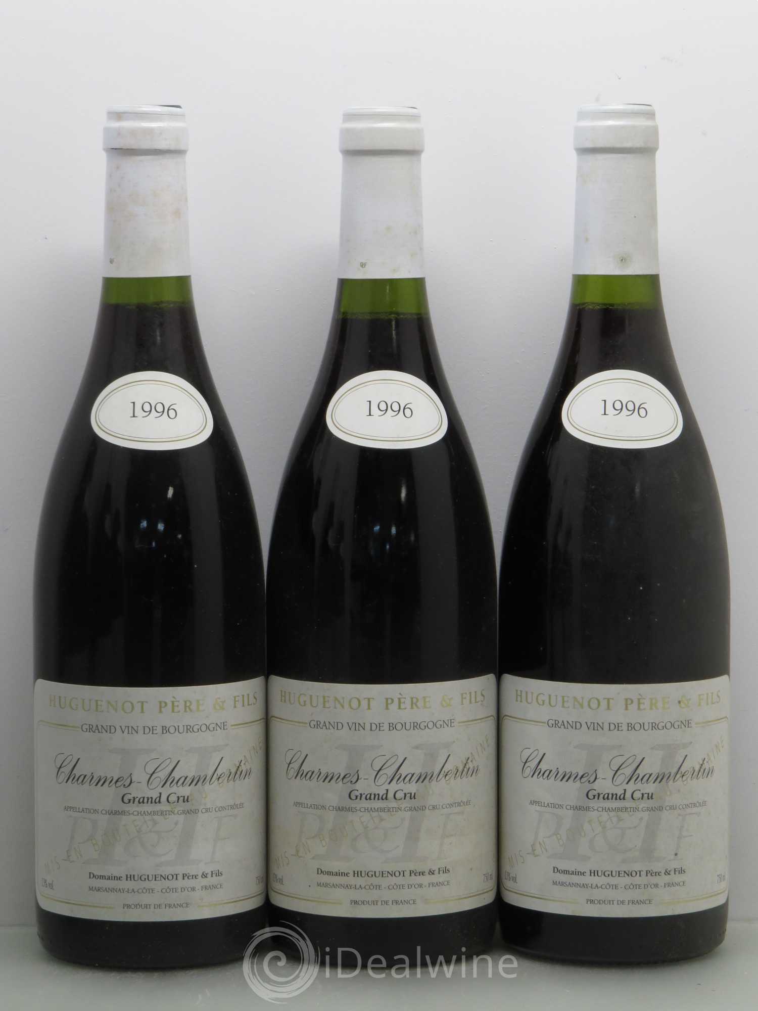 Charmes-Chambertin Grand Cru Huguenot 1996 - Lot de 6 bouteilles - 2