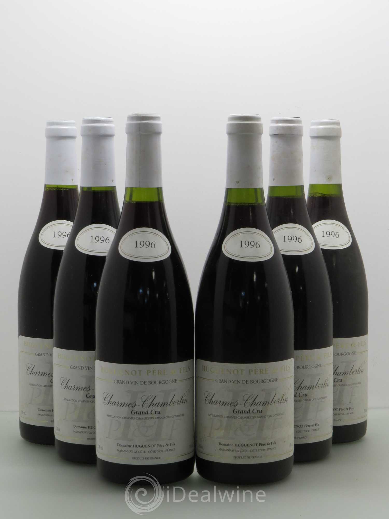 Charmes-Chambertin Grand Cru Huguenot 1996 - Lot de 6 bouteilles - 0