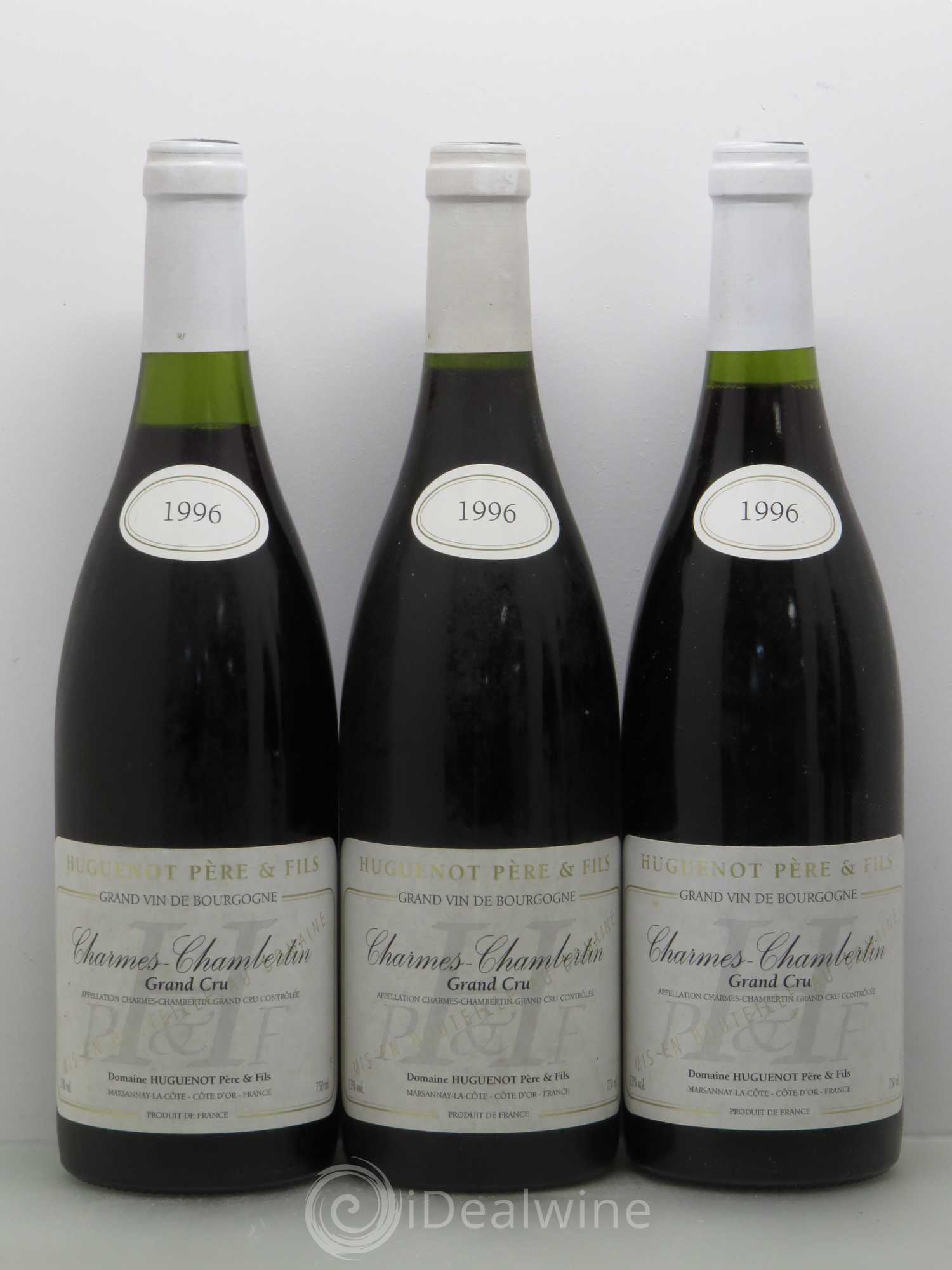Charmes-Chambertin Grand Cru Huguenot 1996 - Posten von 5 Flaschen - 1