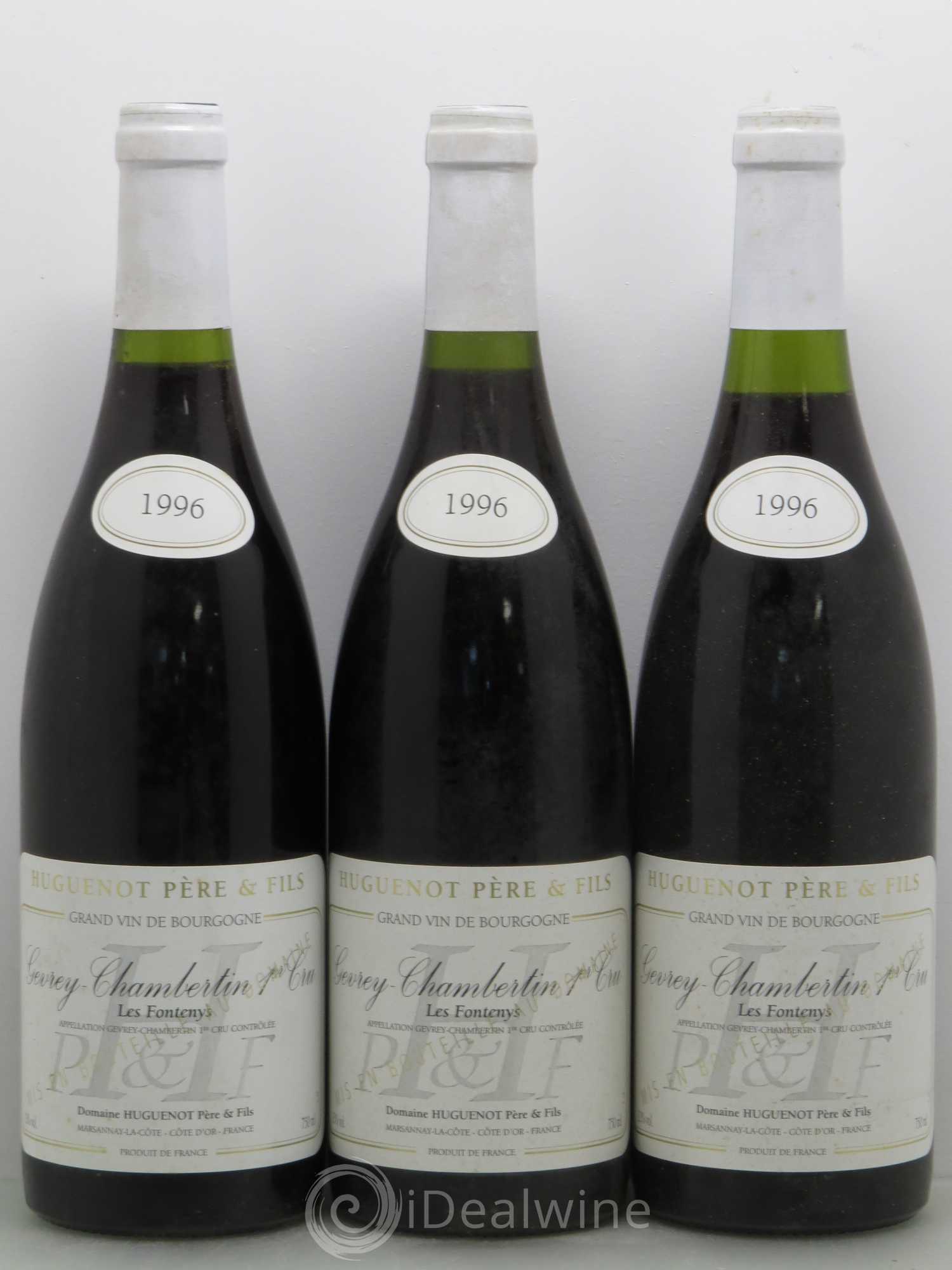 Gevrey-Chambertin 1er Cru Les Fonteny - Huguenot 1996 - Posten von 12 Flaschen - 4