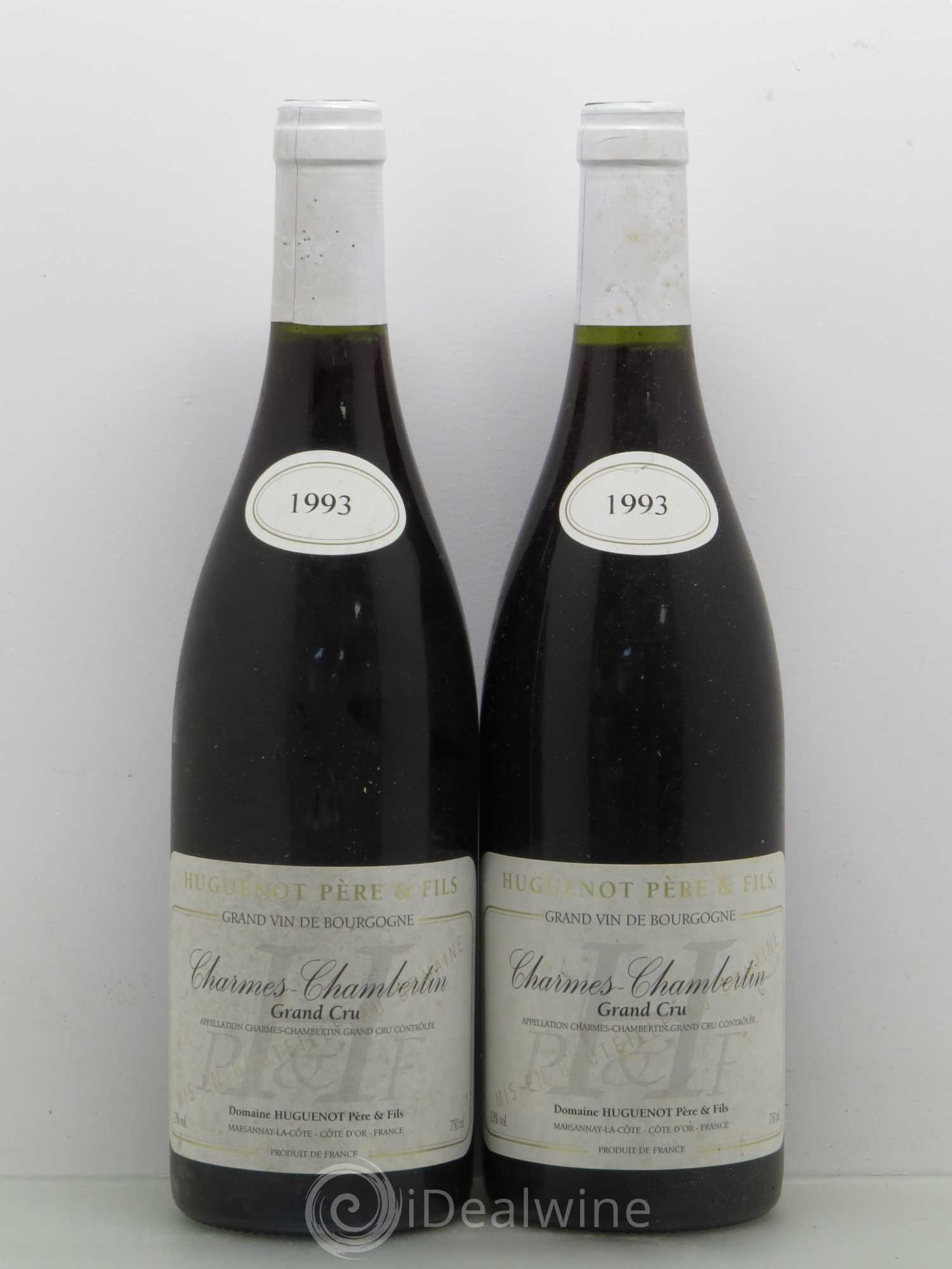Charmes-Chambertin Grand Cru Huguenot 1993 - Posten von 2 Flaschen - 0