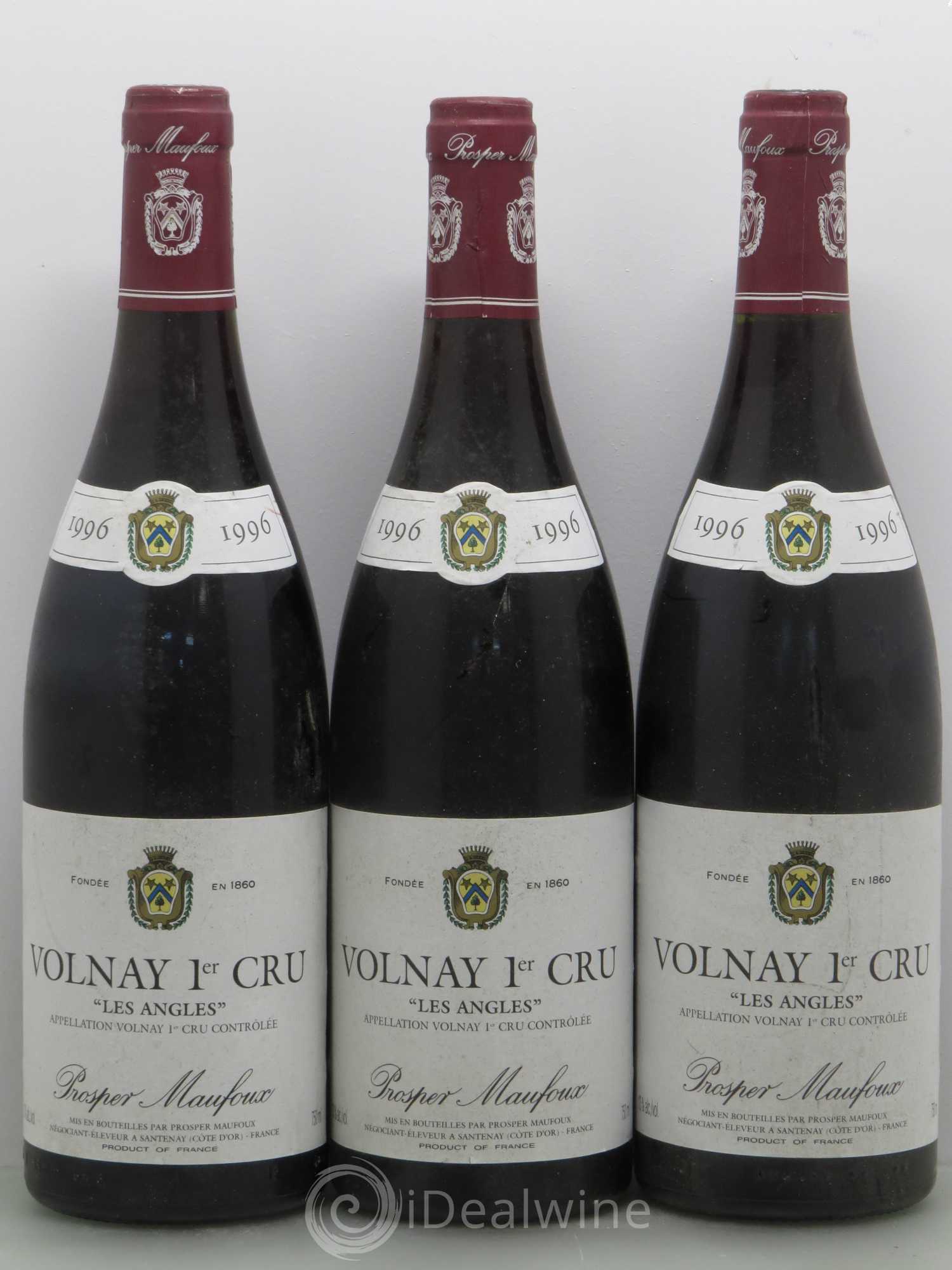 Volnay 1er Cru Les Angles - Prosper Manfoux 1996 - Lot de 6 bouteilles - 2