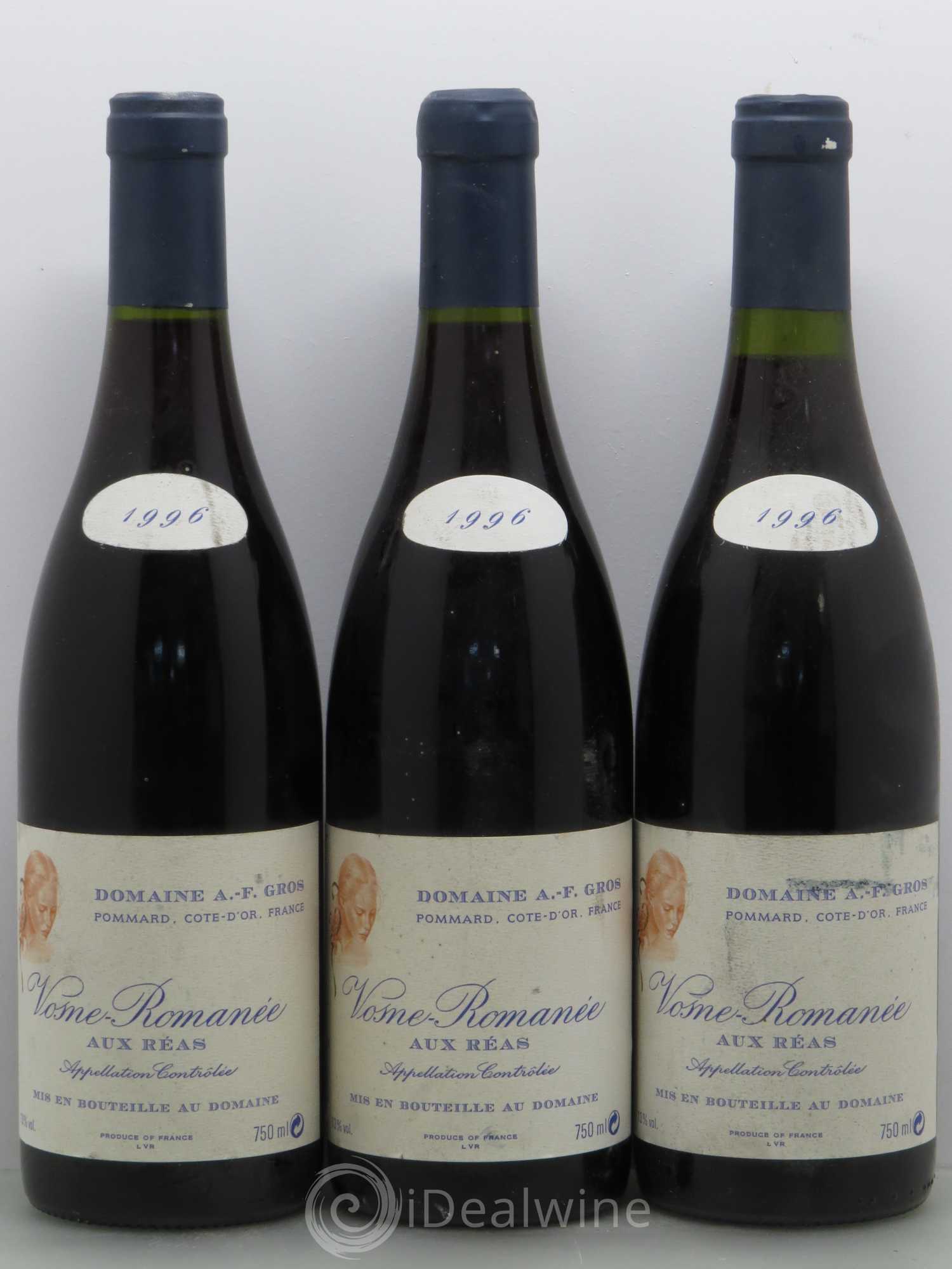 Vosne-Romanée Aux Reas A.-F. Gros 1996 - Lot de 6 bouteilles - 2