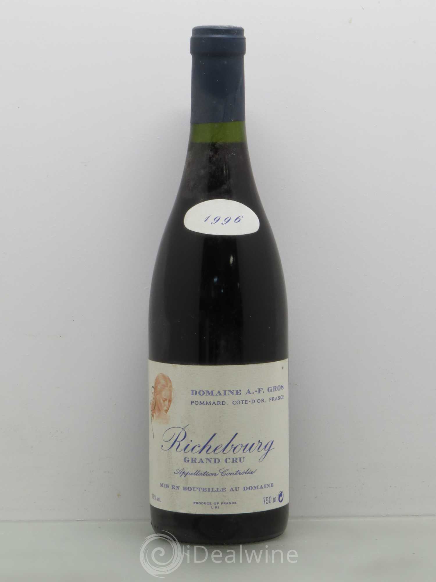 Richebourg Grand Cru A.-F. Gros 1996 - Lot de 1 bouteille - 0