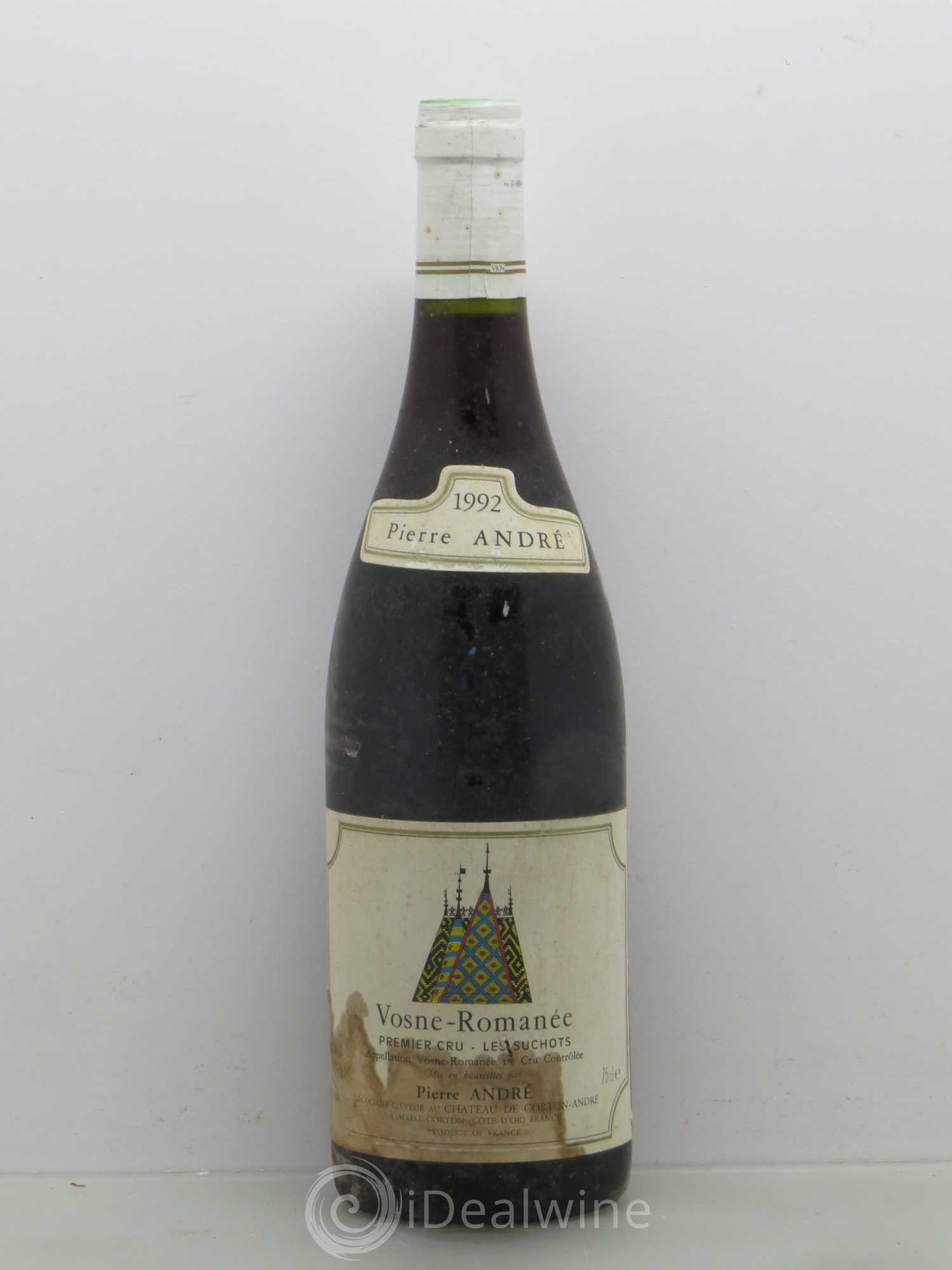 Vosne-Romanée 1er Cru Les Suchot - Pierre André 1992 - Posten von 1 Flasche - 0