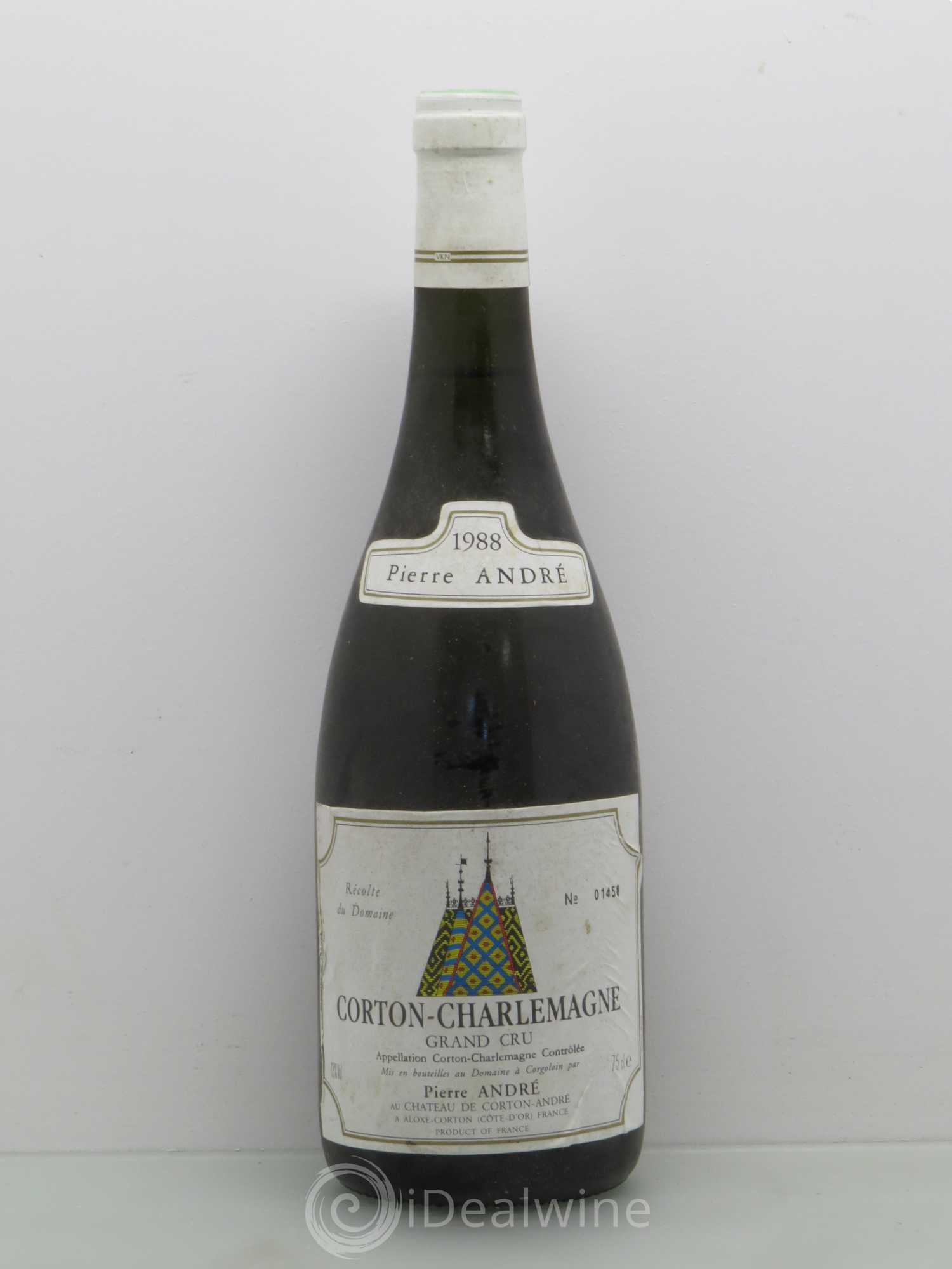 Corton-Charlemagne Grand Cru Pierre André 1988 - Lot de 1 bouteille - 0