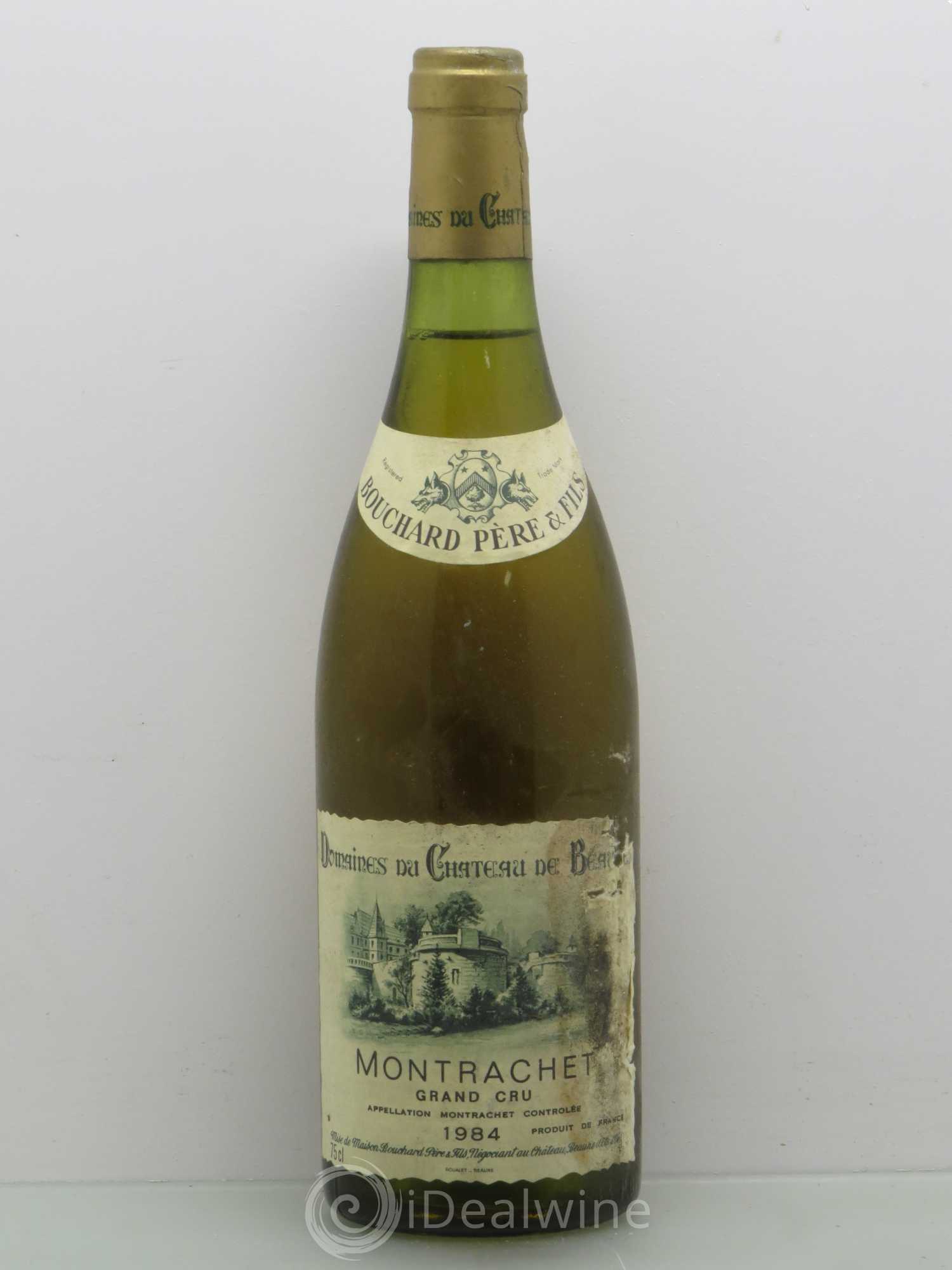 Montrachet Grand Cru Bouchard Père & Fils 1984 - Lot de 1 bouteille - 0