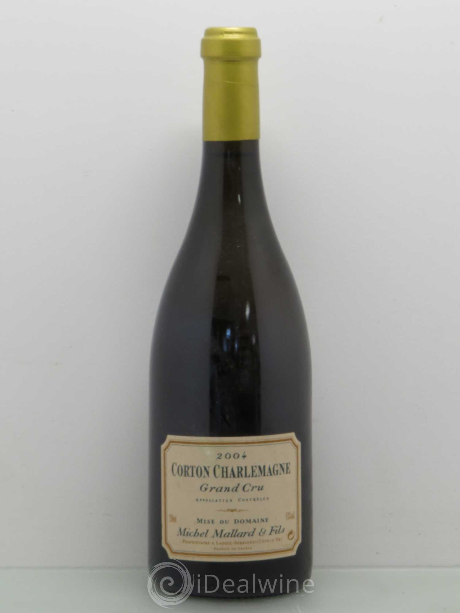 Corton-Charlemagne Grand Cru Michel Mallard 2004 - Lot de 1 bouteille - 0