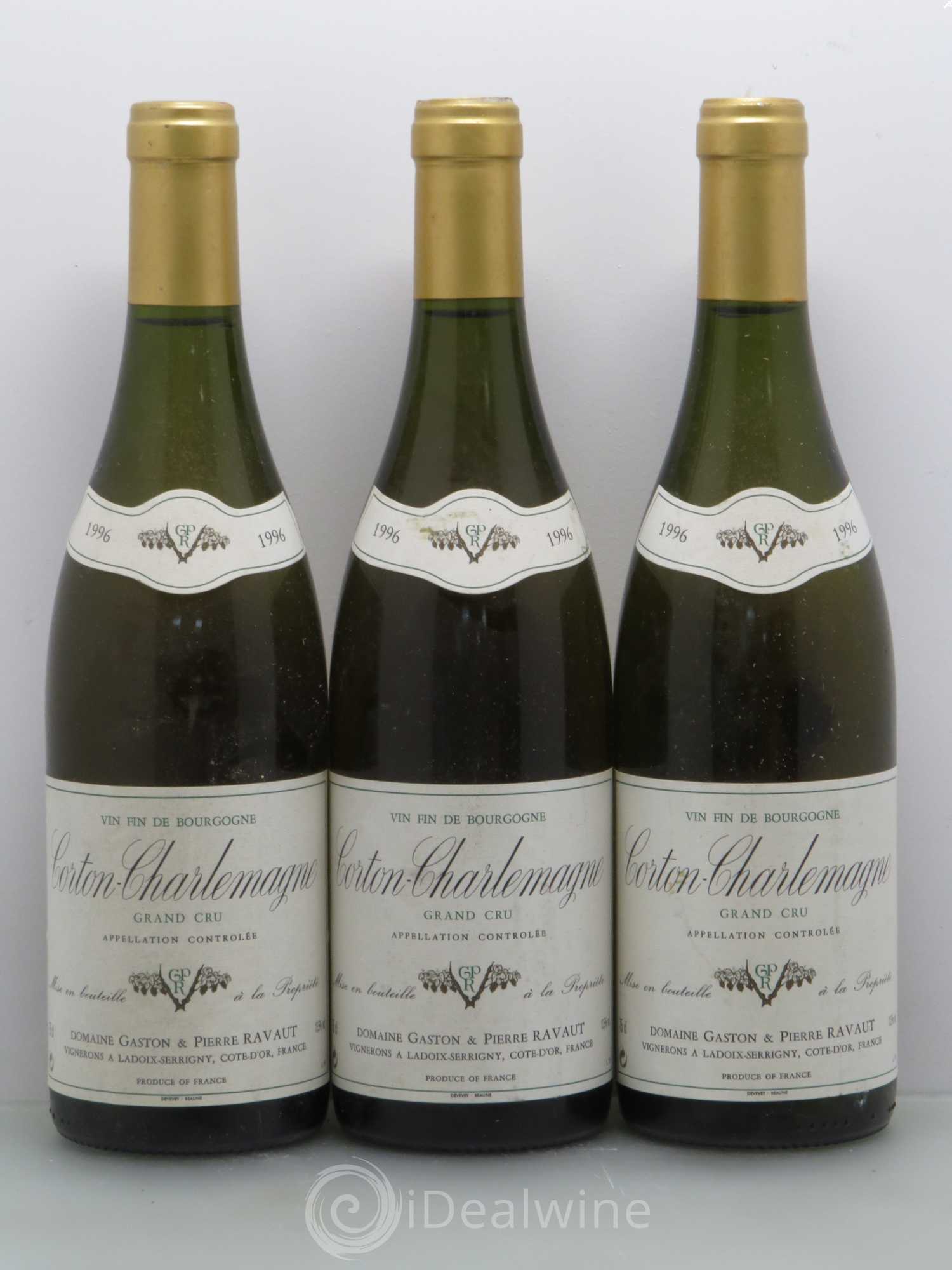 Corton-Charlemagne Grand Cru Gaston Et Pierre Ravaut 1996 - Lot de 6 bouteilles - 1