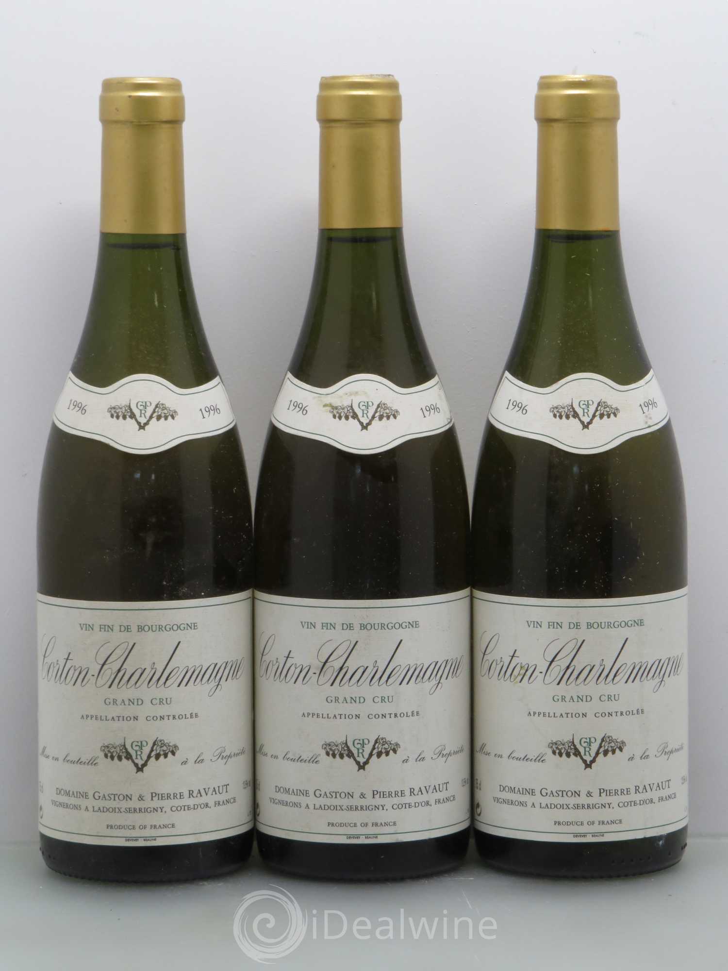 Corton-Charlemagne Grand Cru Gaston Et Pierre Ravaut 1996 - Lot de 6 bouteilles - 2