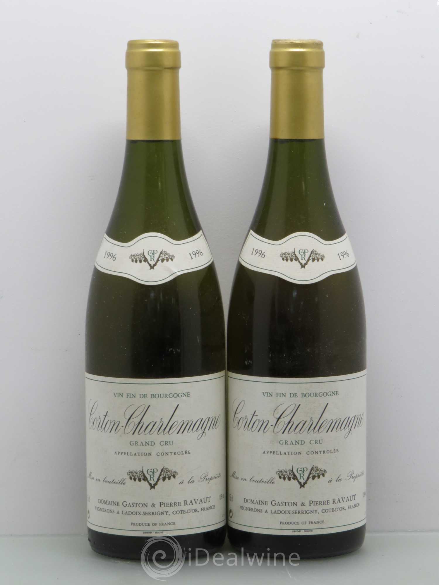 Corton-Charlemagne Grand Cru Gaston Et Pierre Ravaut 1996 - Lot de 2 bouteilles - 0