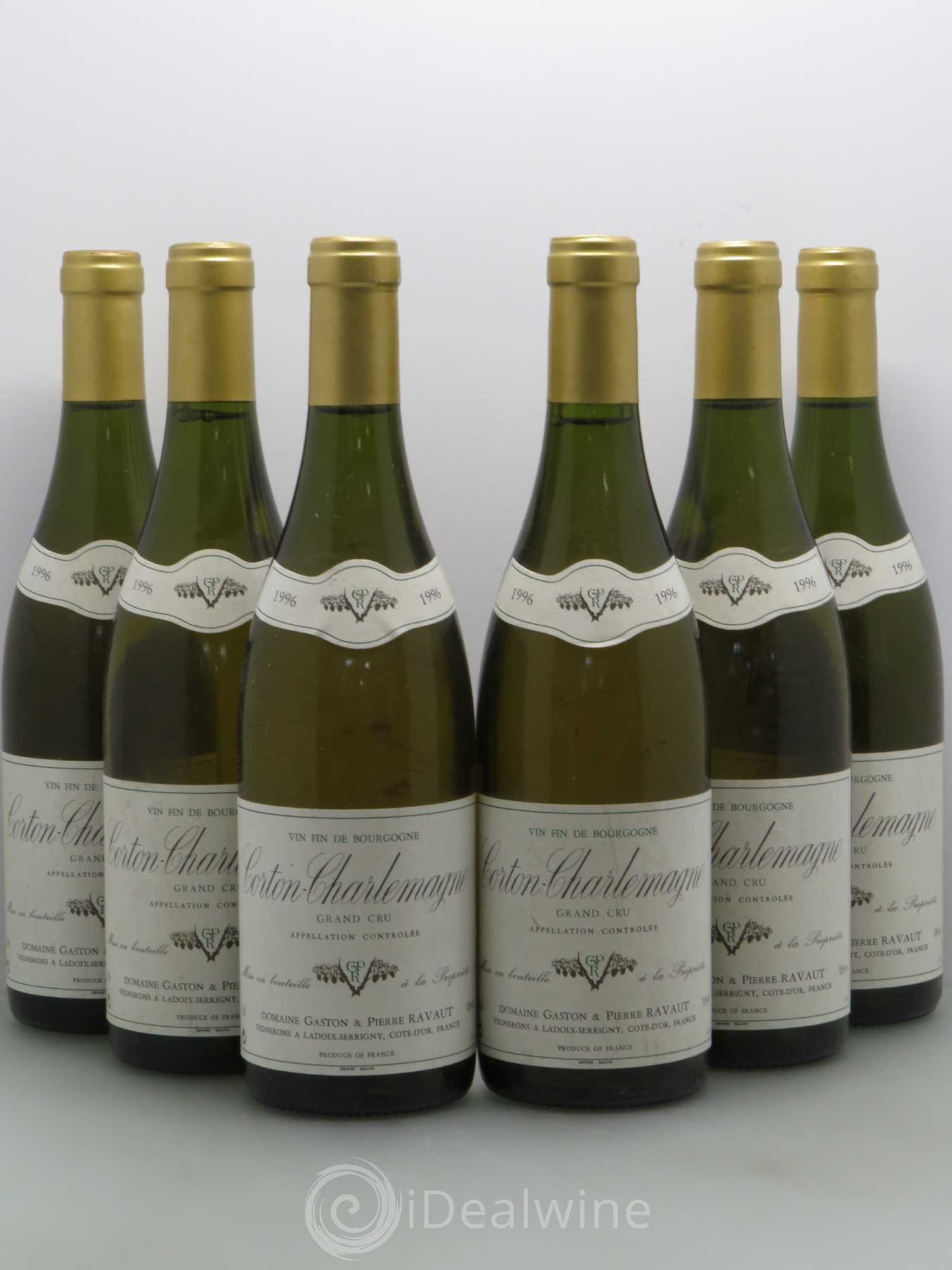 Corton-Charlemagne Grand Cru Gaston Et Pierre Ravaut 1996 - Lot de 6 bouteilles - 0