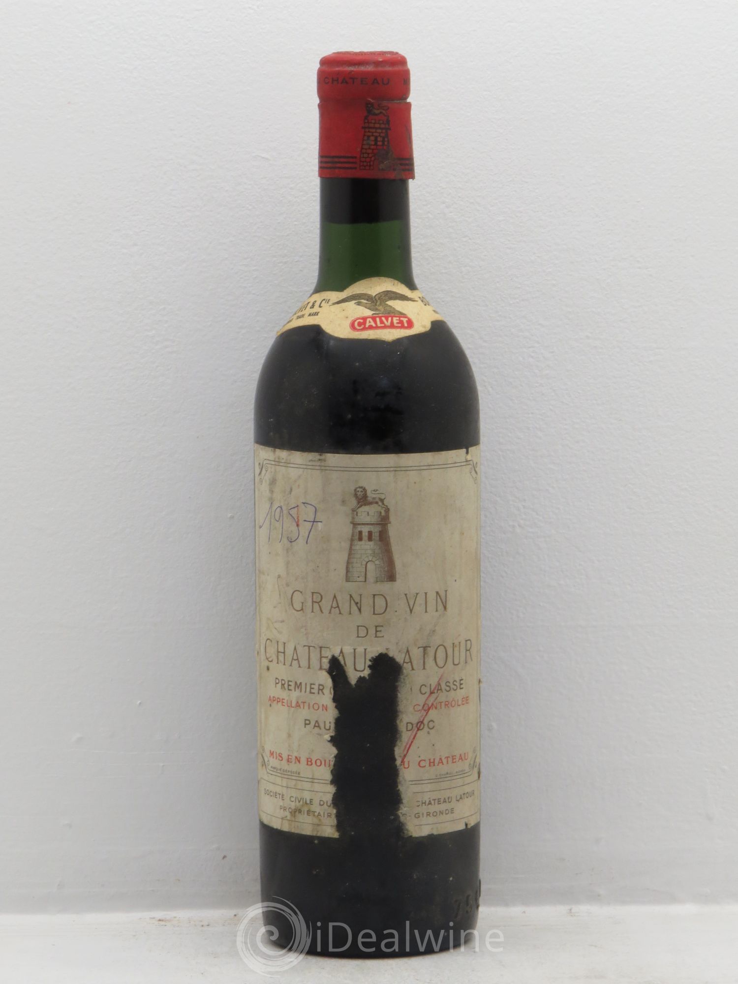 Château Latour 1er Grand Cru Classé 1957 - Lot de 1 bouteille - 0