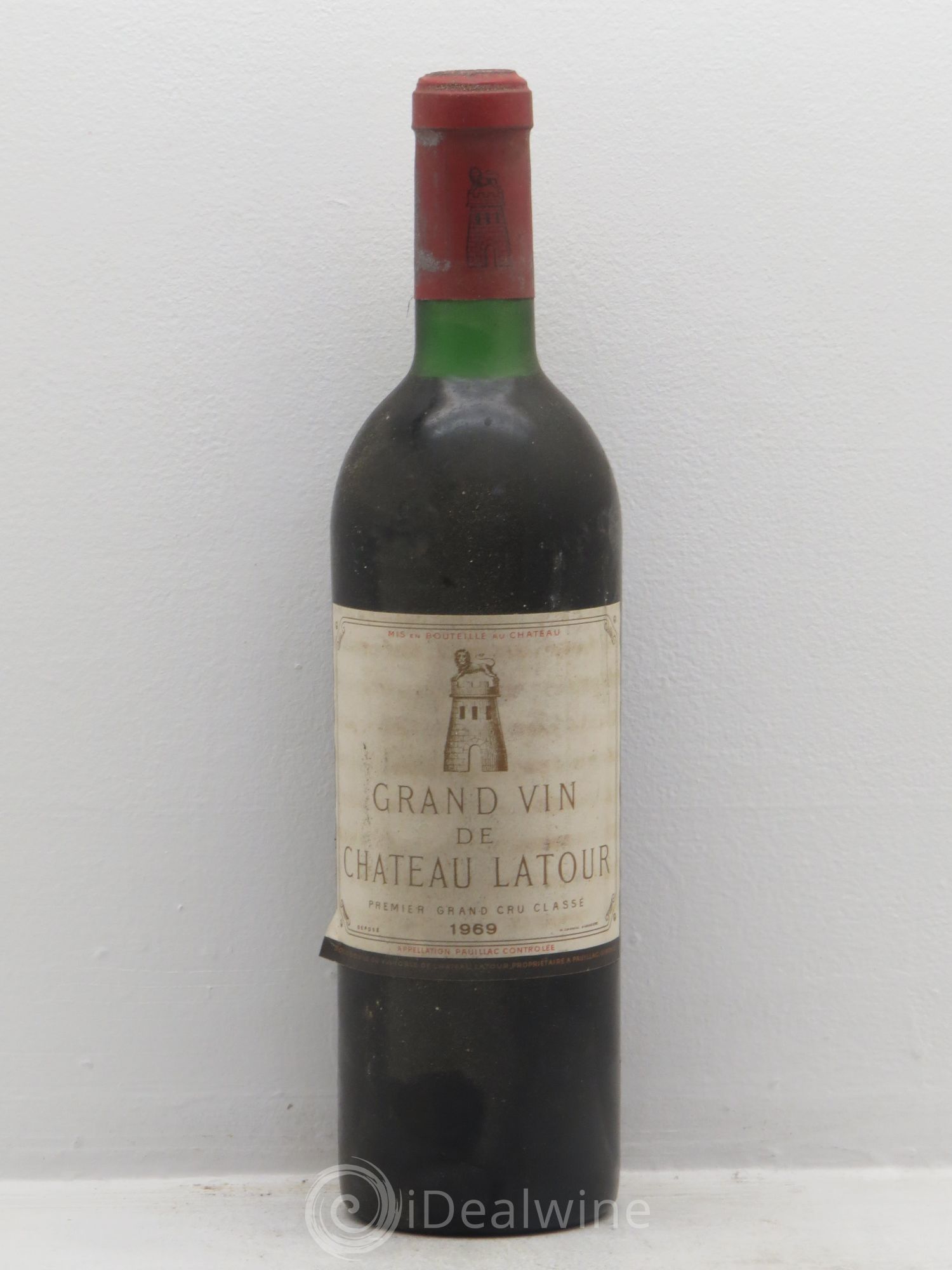 Château Latour 1er Grand Cru Classé 1969 - Lot de 1 bouteille - 0