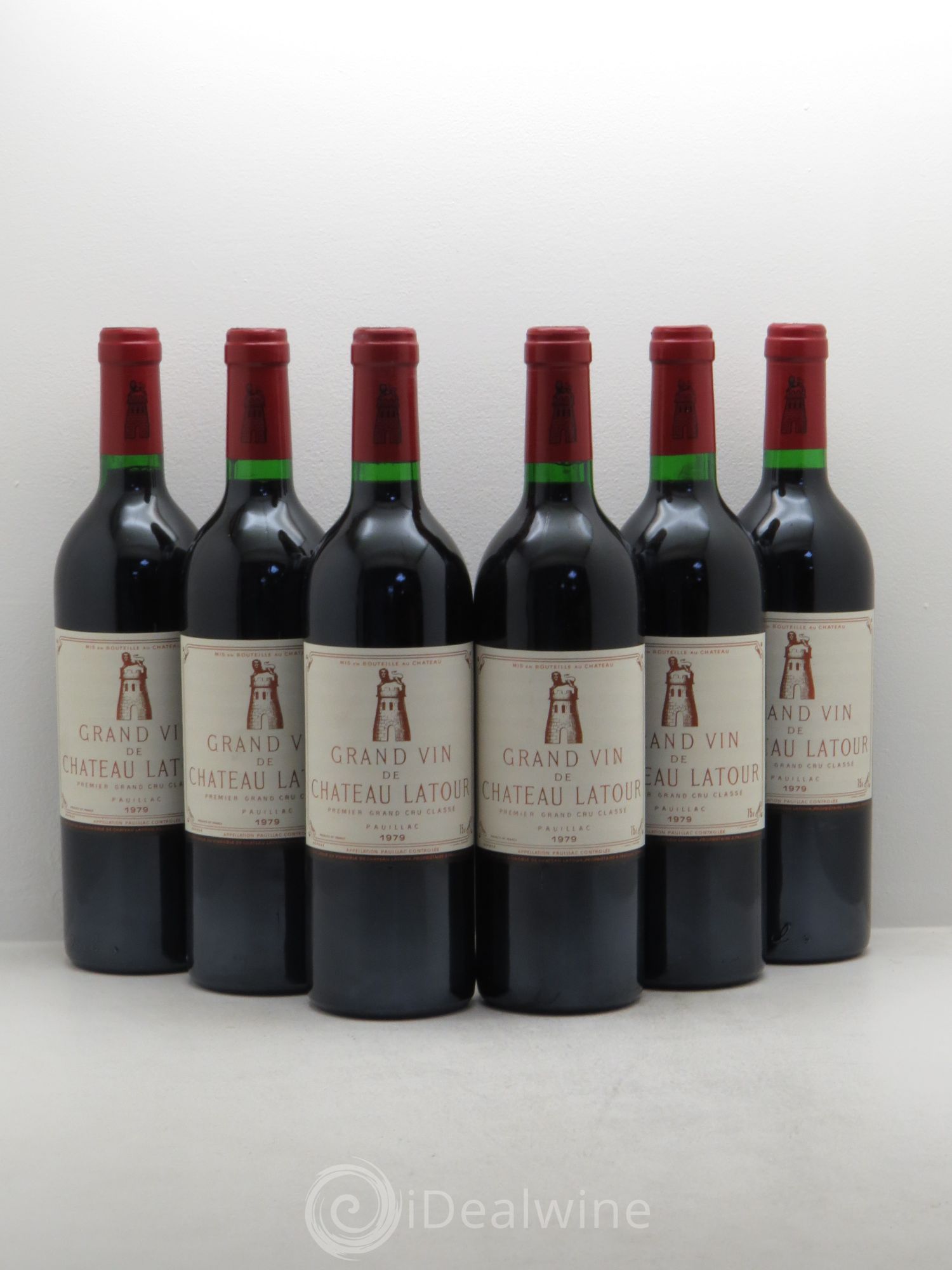 Château Latour 1er Grand Cru Classé 1979 - Lot de 6 bouteilles - 0