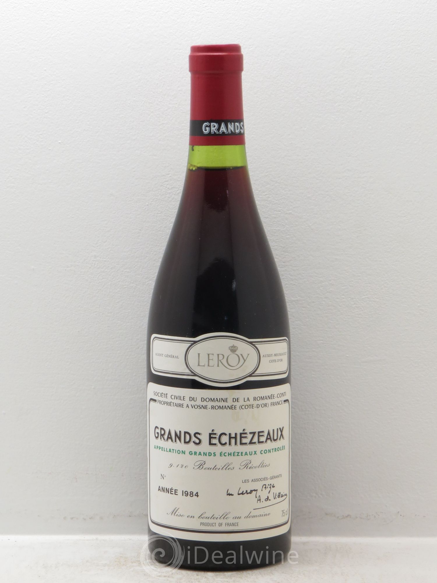 Grands-Echezeaux Grand Cru Domaine de la Romanée-Conti 1984 - Lot de 1 bouteille - 0