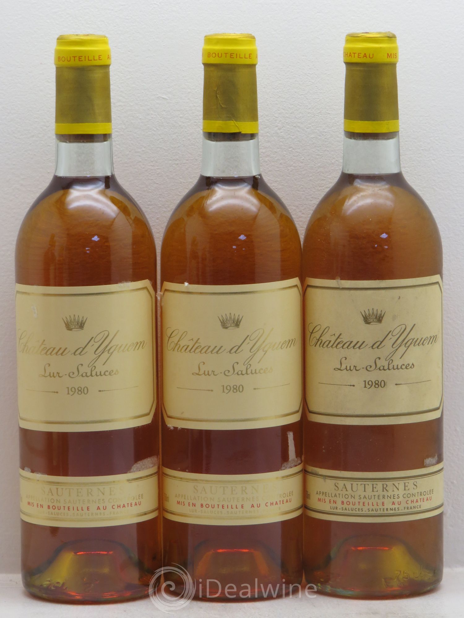 Château d' Yquem 1er Cru Classé Supérieur 1980 - Lotto di 6 bottiglie - 1