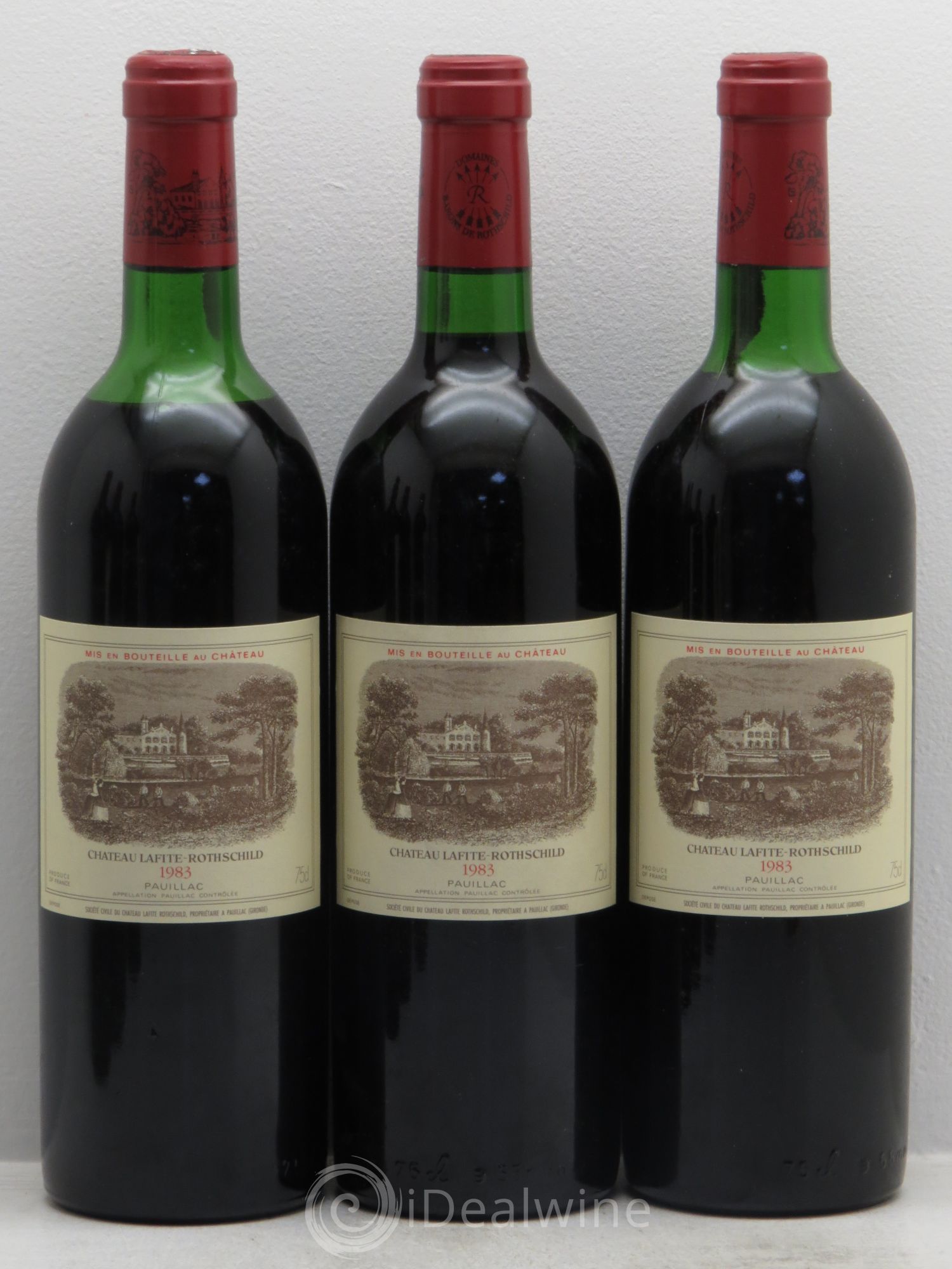 Château Lafite Rothschild 1er Grand Cru Classé 1983 - Lot de 6 bouteilles - 1