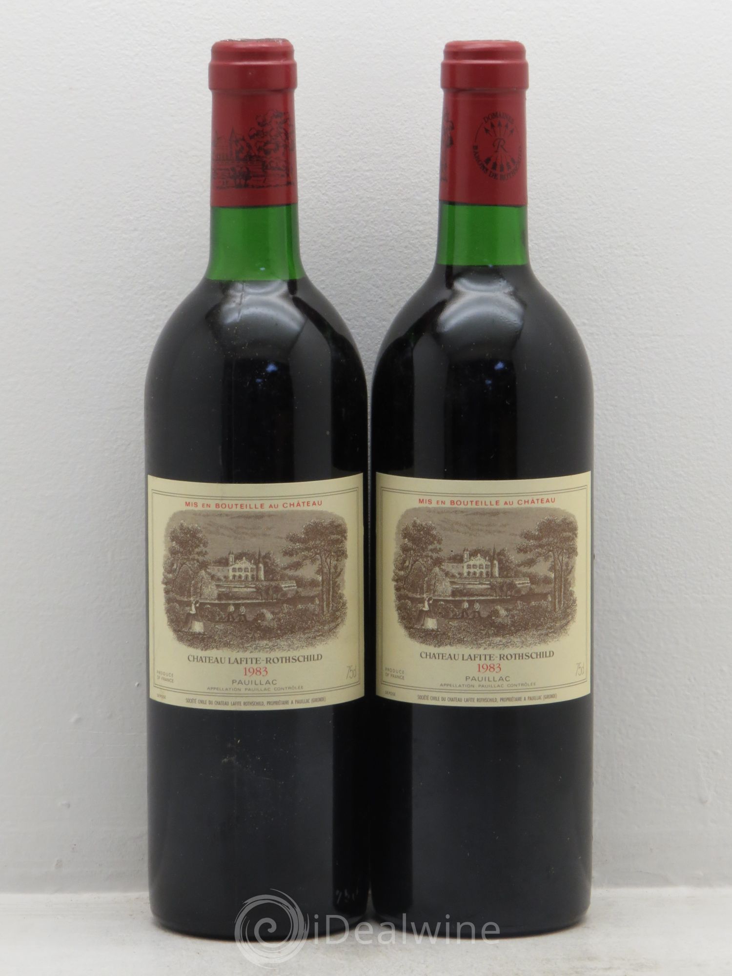 Château Lafite Rothschild 1er Grand Cru Classé 1983 - Lot de 2 bouteilles - 0
