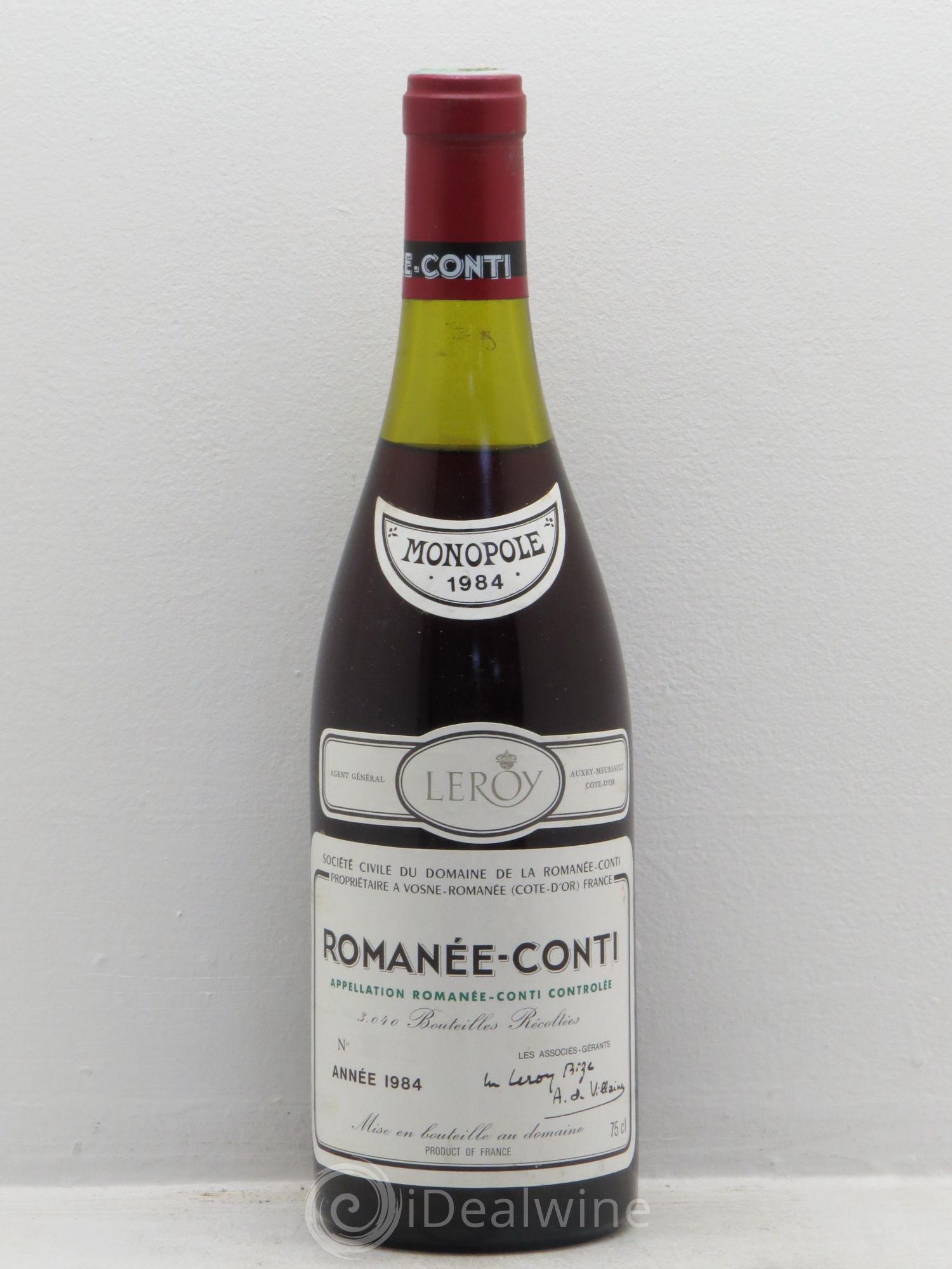 Romanée-Conti Grand Cru Domaine de la Romanée-Conti 1984 - Lot de 1 bouteille - 0