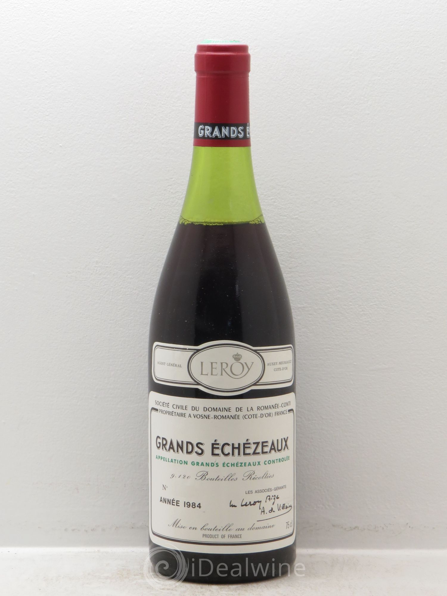 Grands-Echezeaux Grand Cru Domaine de la Romanée-Conti 1984 - Lot de 1 bouteille - 0