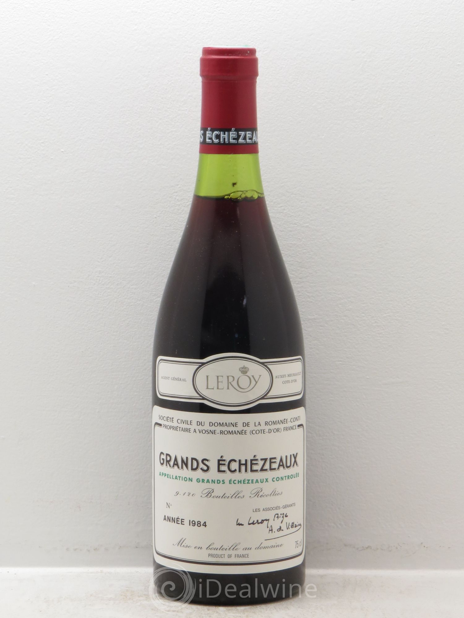 Grands-Echezeaux Grand Cru Domaine de la Romanée-Conti 1984 - Lot de 1 bouteille - 0