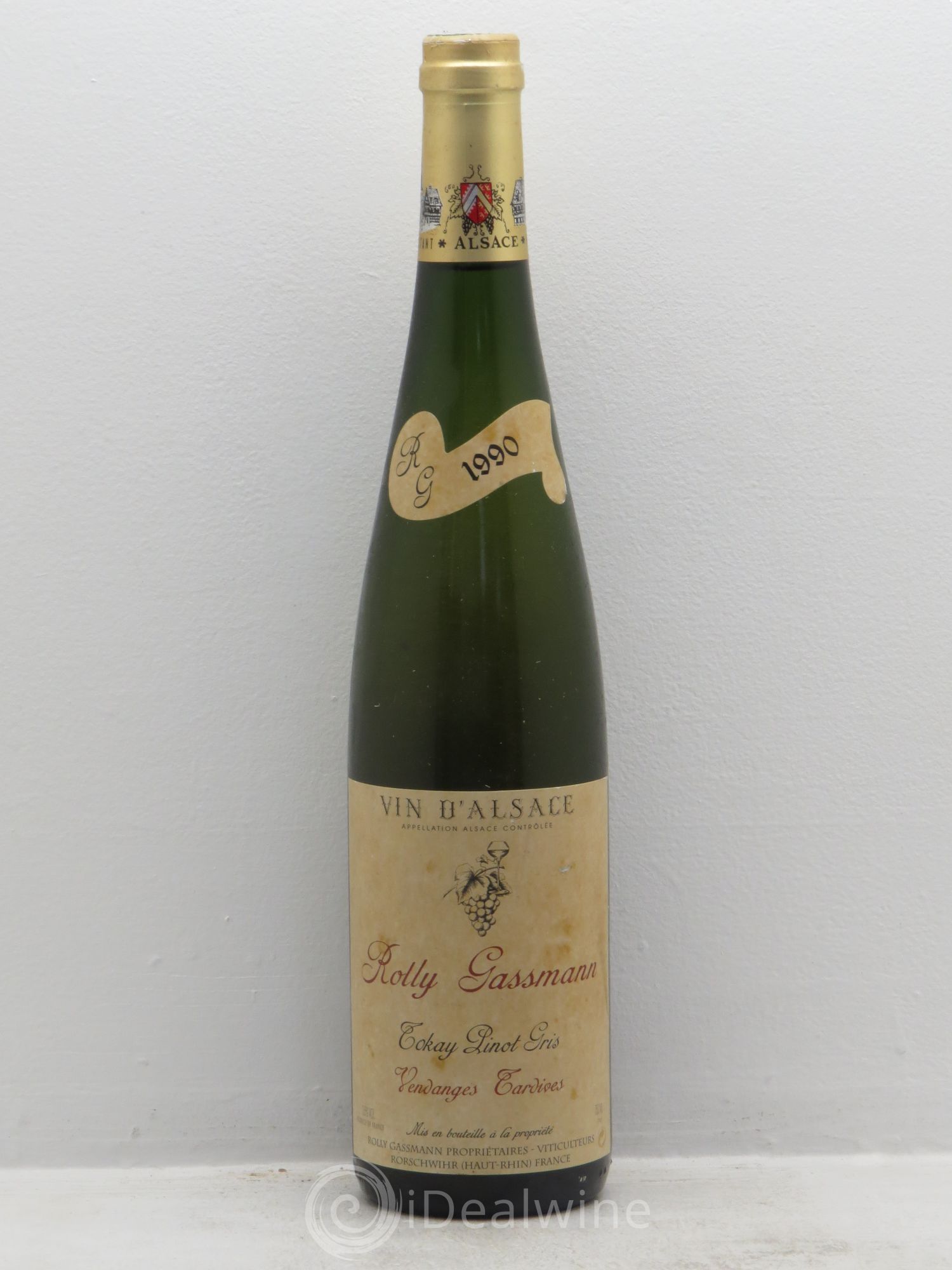 Pinot Gris (Tokay) Vendanges Tardives Rolly Gassmann (sans prix de réserve) 1989 - Lotto di 6 bottiglie - 0