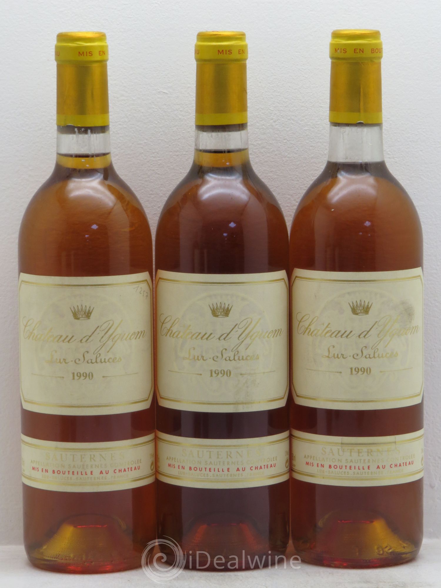 Château d' Yquem 1er Cru Classé Supérieur 1990 - Lotto di 6 bottiglie - 2