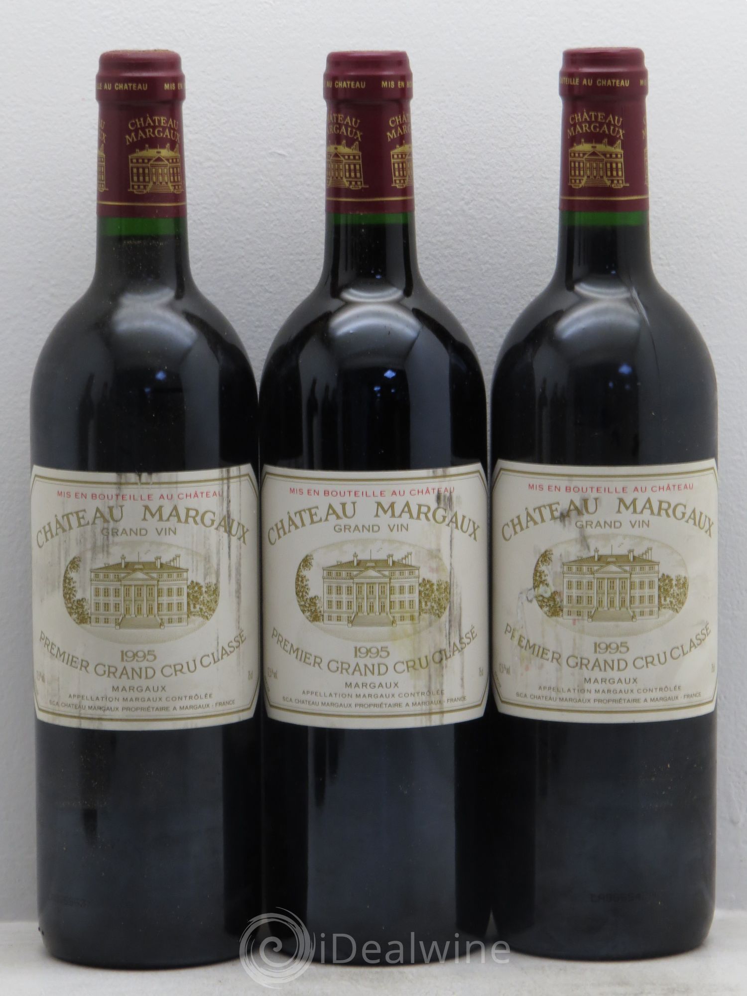 Château Margaux 1er Grand Cru Classé 1995 - Lot de 6 bouteilles - 1
