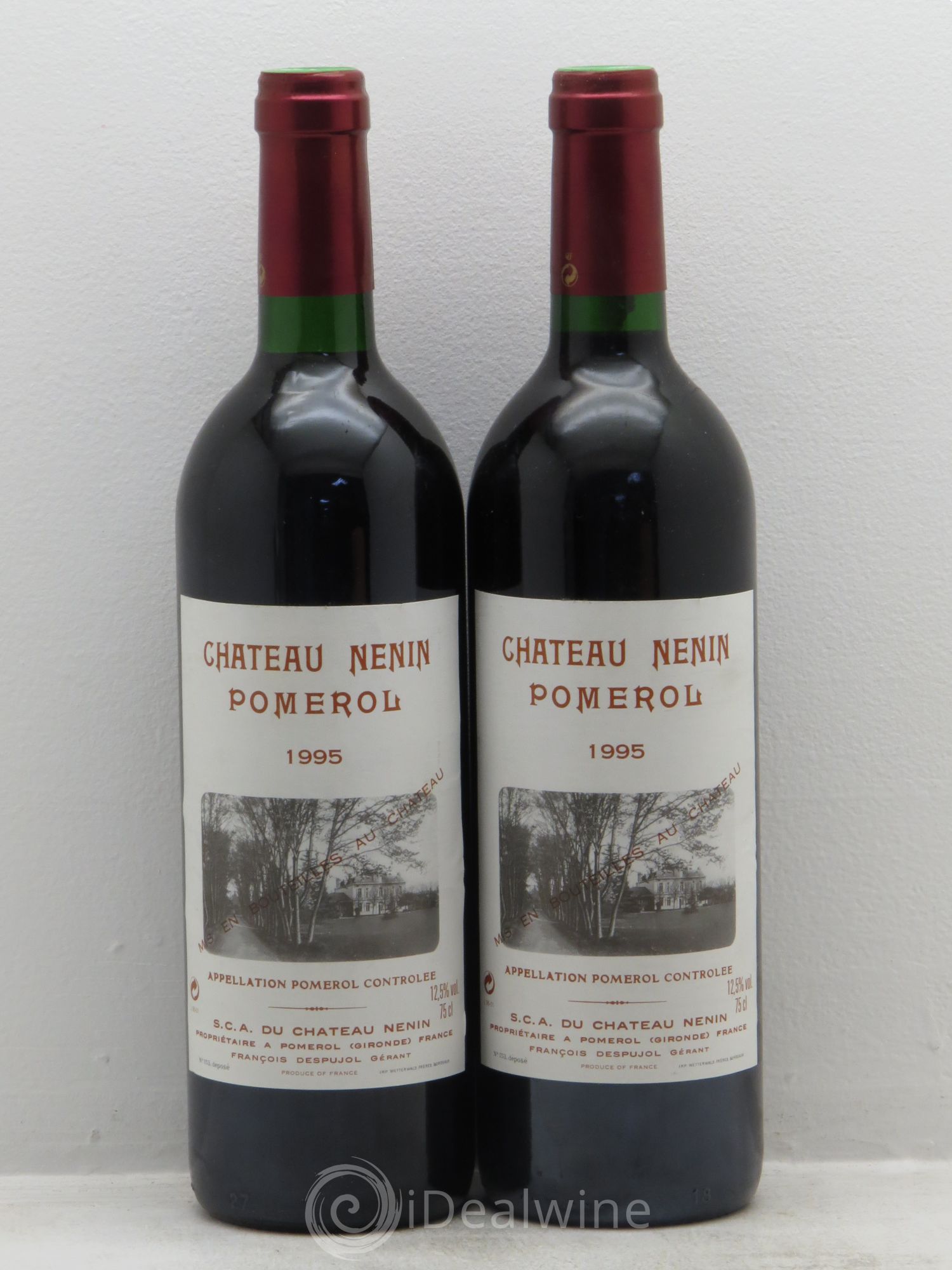 Château Nenin 1995 - Lot de 2 bouteilles - 0