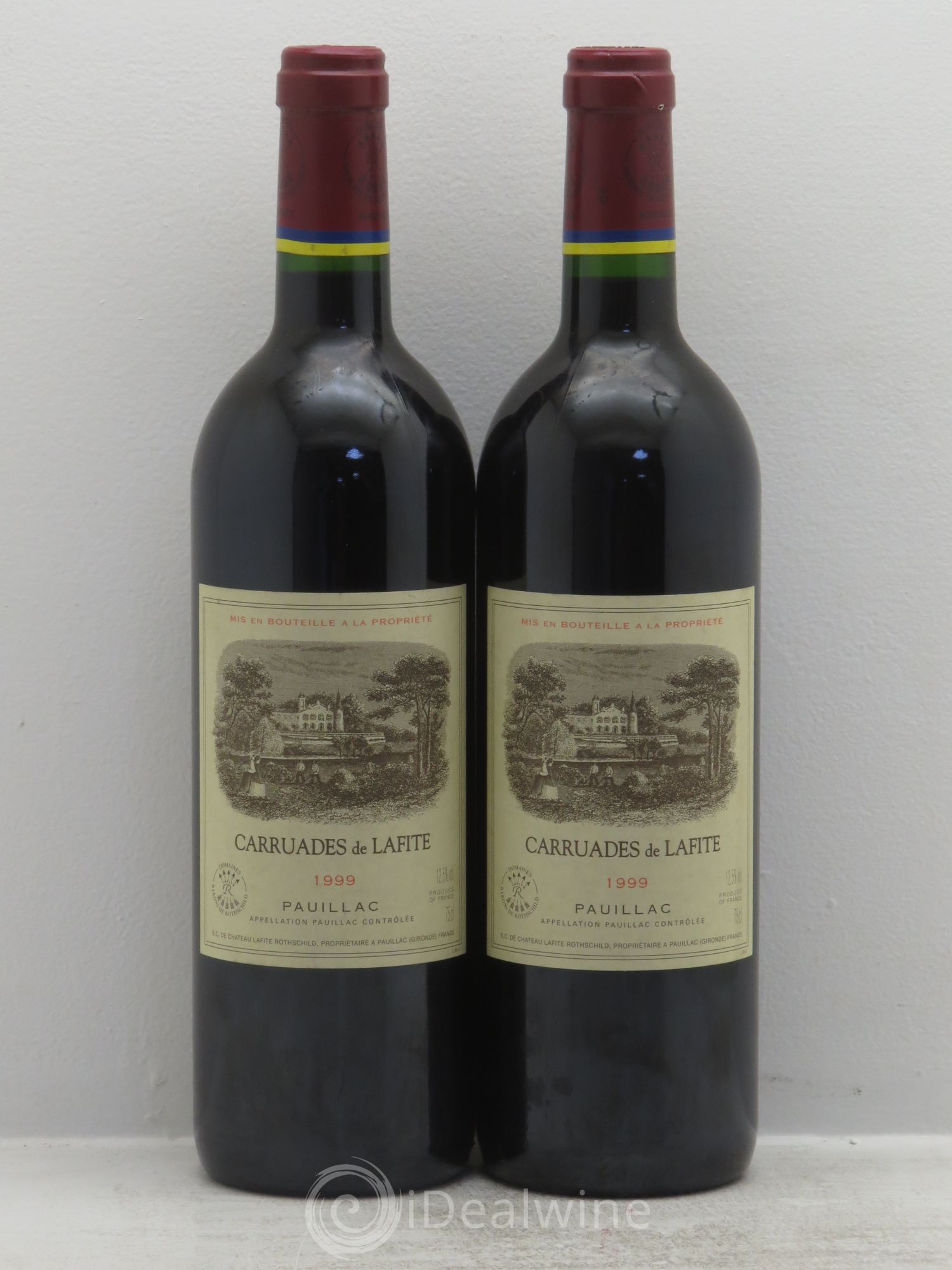 Carruades de Lafite Rothschild Second Vin 1999 - Lot de 2 bouteilles - 0