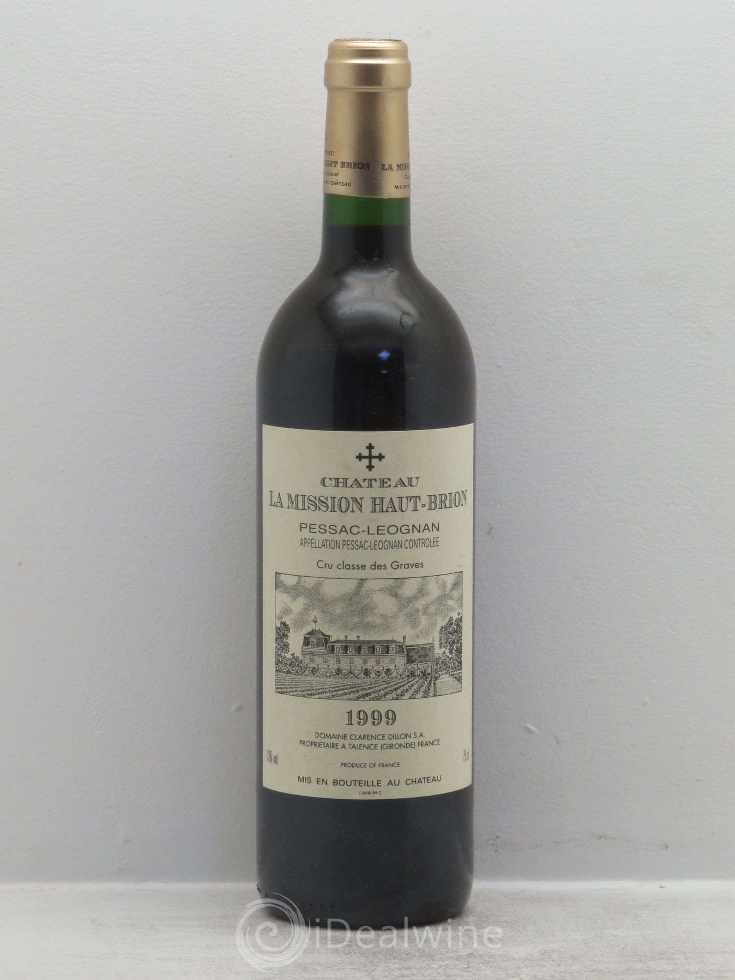 Château la Mission Haut-Brion Cru Classé de Graves 1999 - Lot de 6 bouteilles - 0
