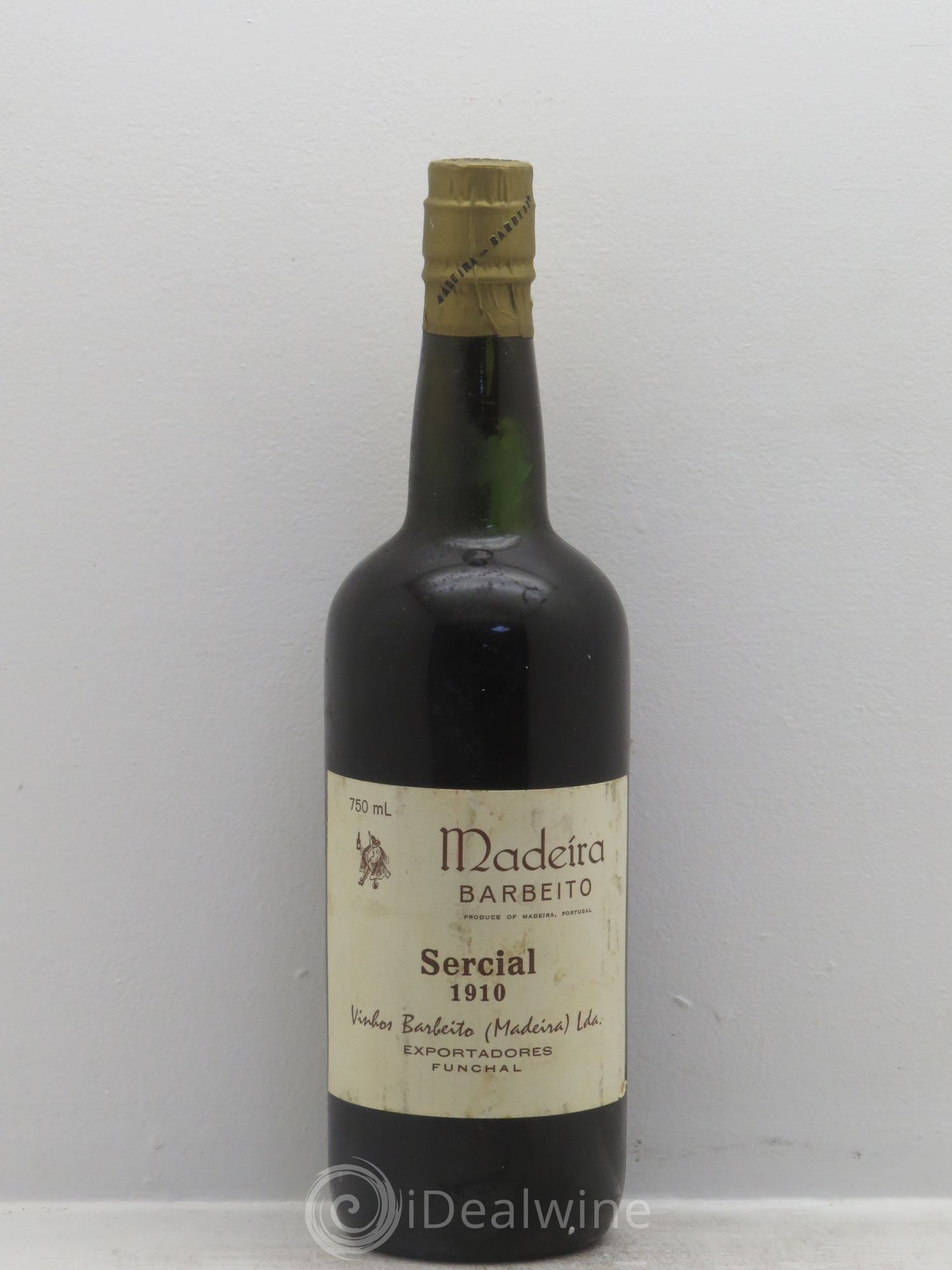 Madère Sercial 1910 - Posten von 1 Flasche - 0
