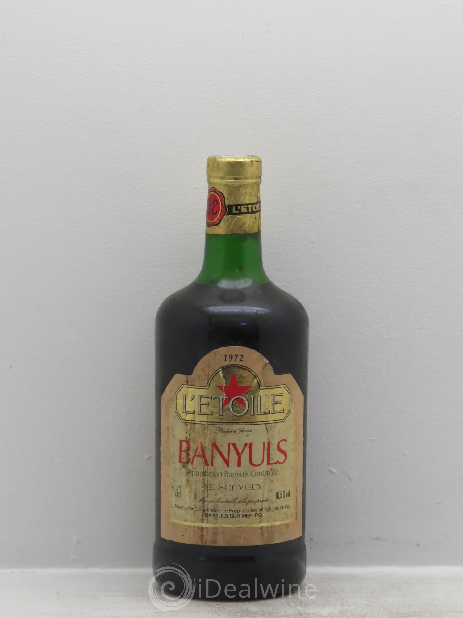 Banyuls Etoile -Select vieux 1972 - Posten von 1 Flasche - 0