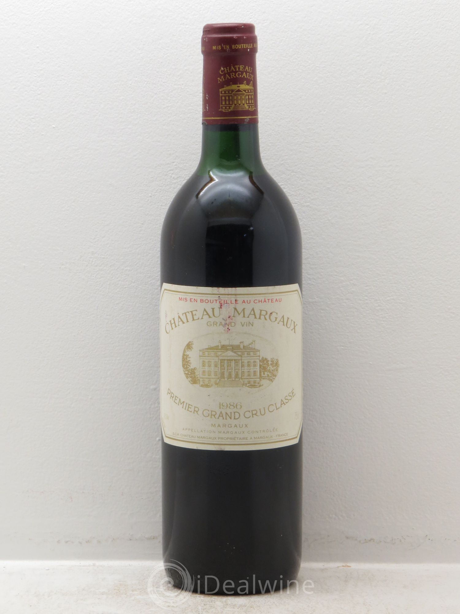 Château Margaux 1er Grand Cru Classé 1986 - Lot de 1 bouteille - 0