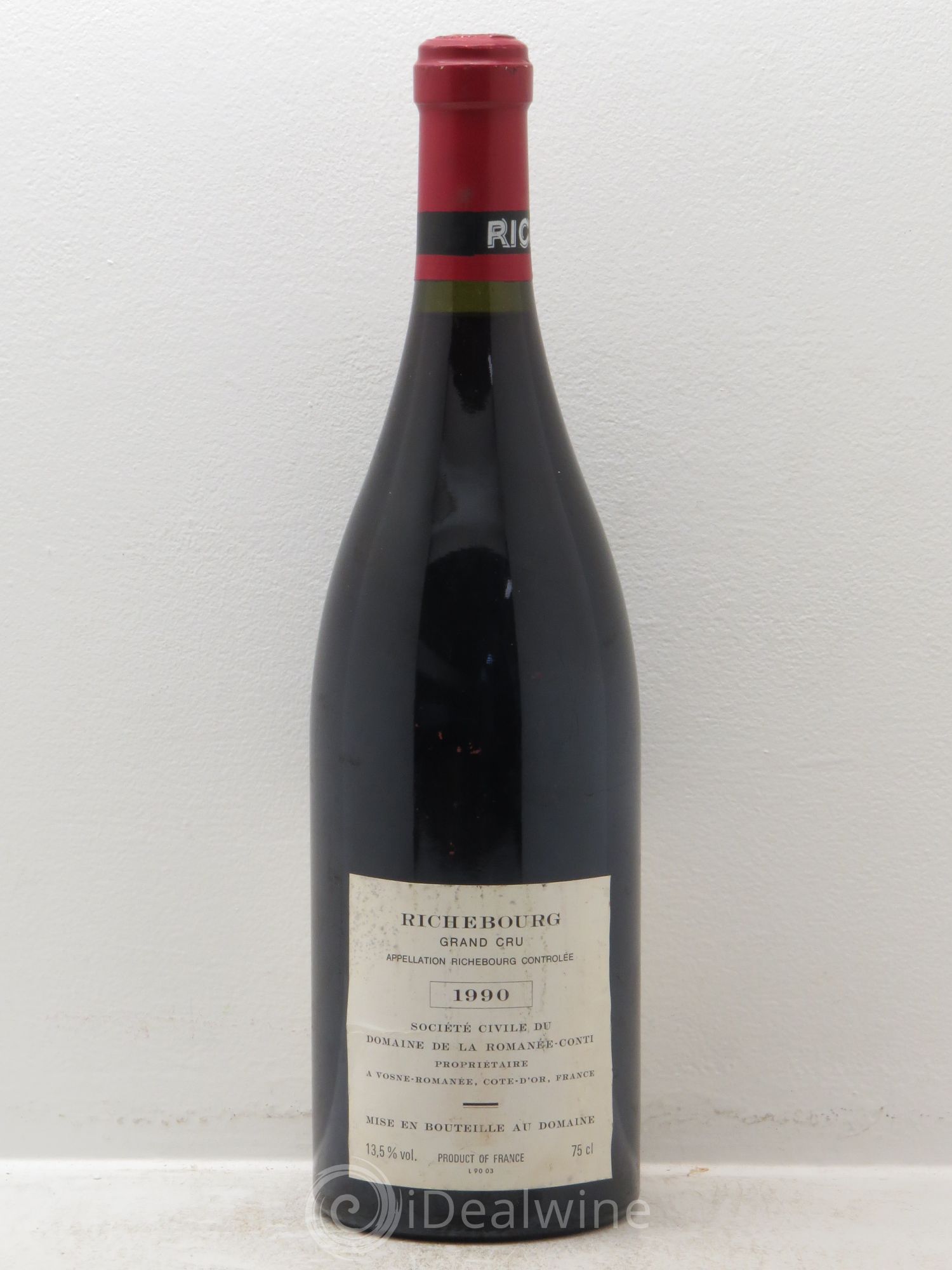 Richebourg Grand Cru Domaine de la Romanée-Conti 1990 - Lot de 1 bouteille - 1
